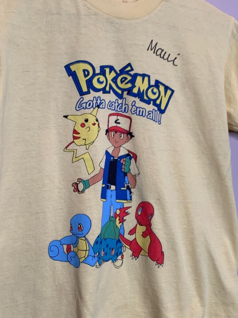 Rare Pokémon Ash Pikachu Baby Tee “Gotta Catch Em’ All” Maui