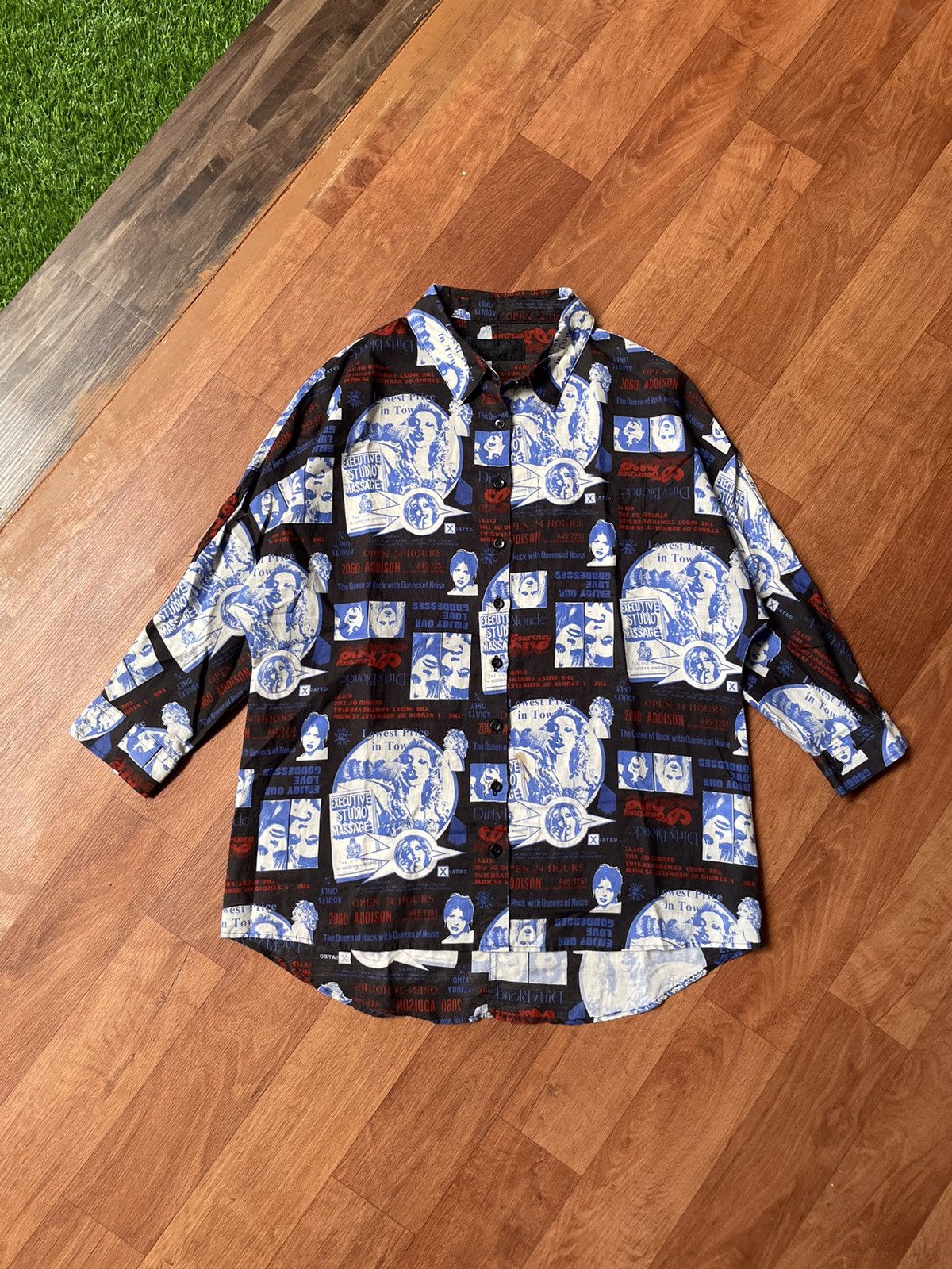 Beauty Beast × Hysteric Glamour × Japanese Brand RARE Hysteric glamour x Courtney Love Size US M / EU 48-50 / 2 - 1 Thumbnail