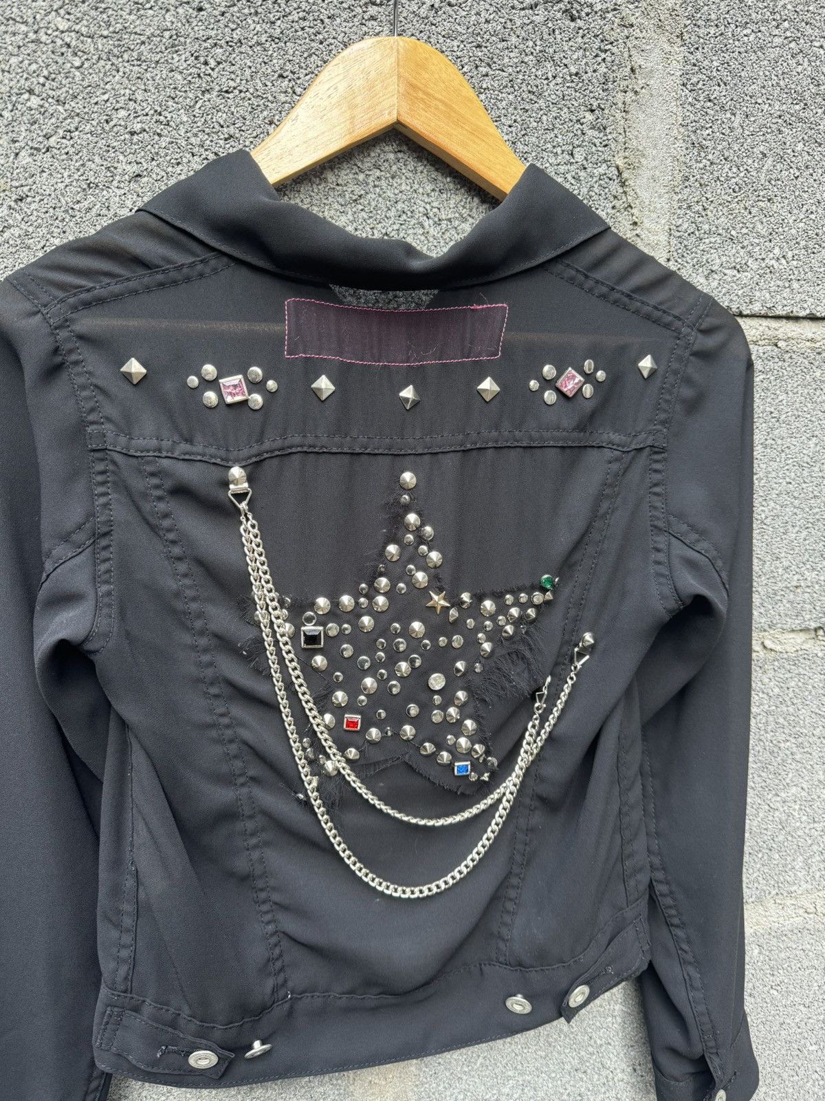 Junya Watanabe AD02 Junya Watanabe Star Studded Sheer Shirt Size US S / EU 44-46 / 1 - 5 Thumbnail