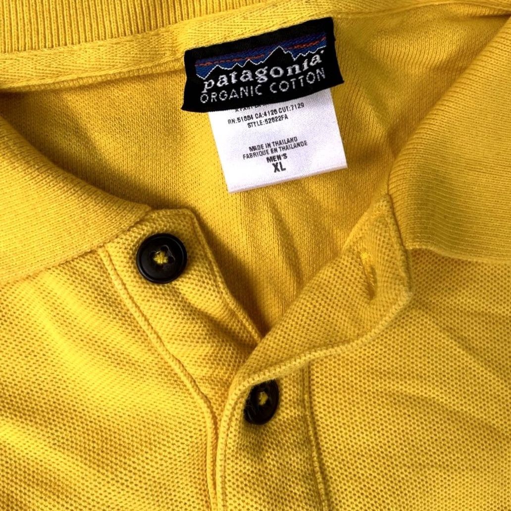 Patagonia Patagonia Men's Polo Shirt Yellow XL Casual Size US XL / EU 56 / 4 - 5 Thumbnail