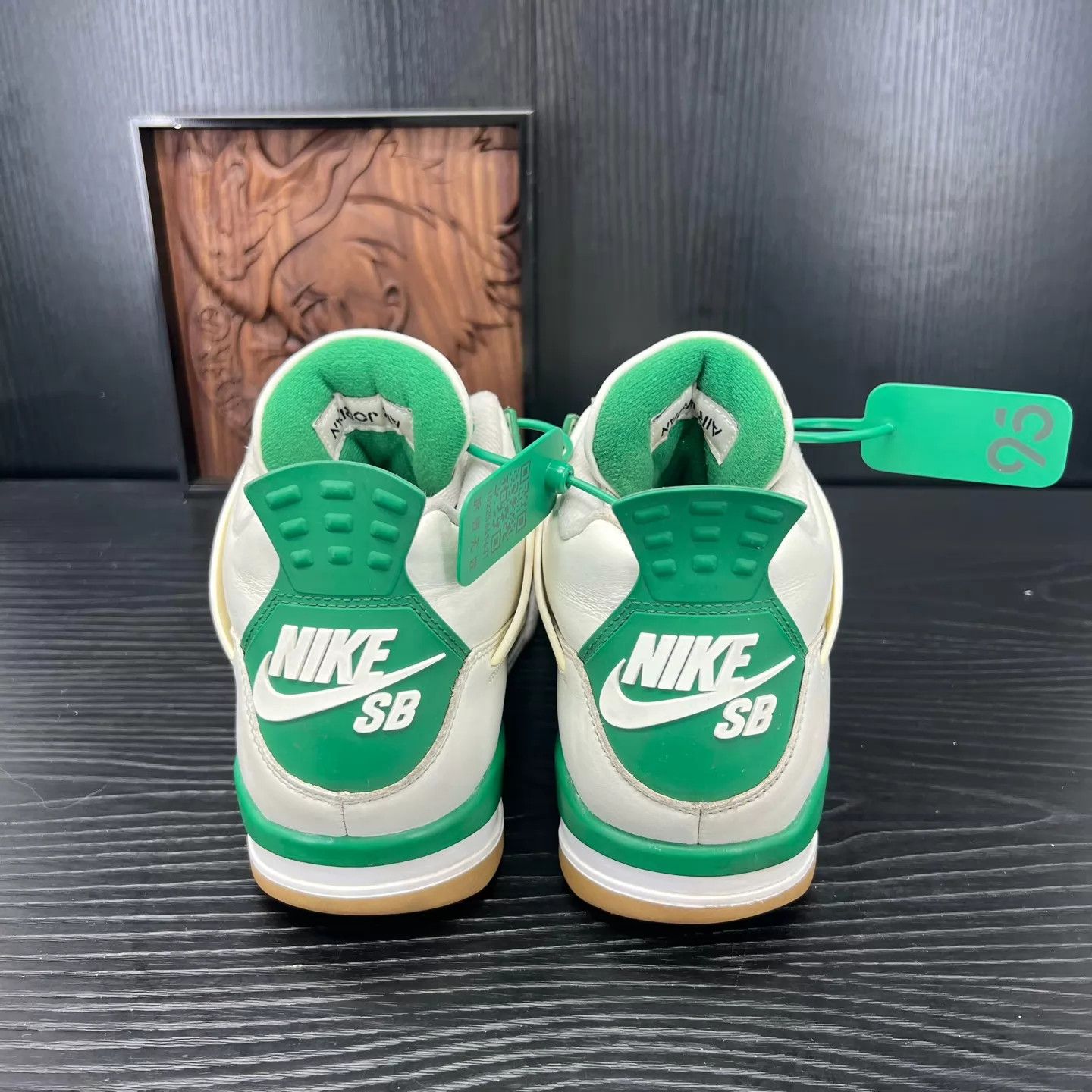 Nike Air Jordan 4 SB White/Green Size 43 Boxed New Size US 10 / EU 43 - 7 Thumbnail