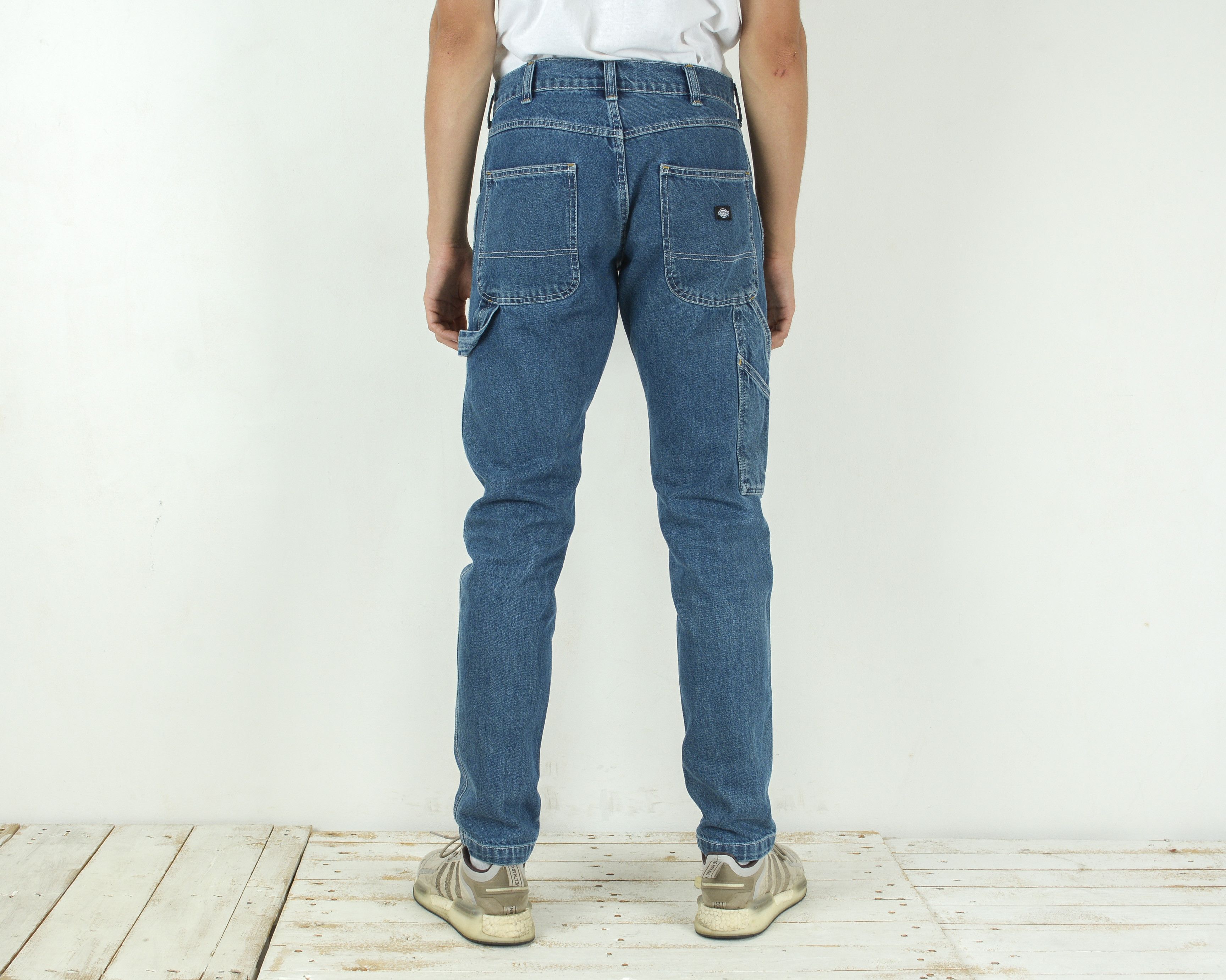 Dickies W31 L34 Slim Carpenter Cargo Jean Pants Multi Pocket Guild Size US 31 - 5 Thumbnail