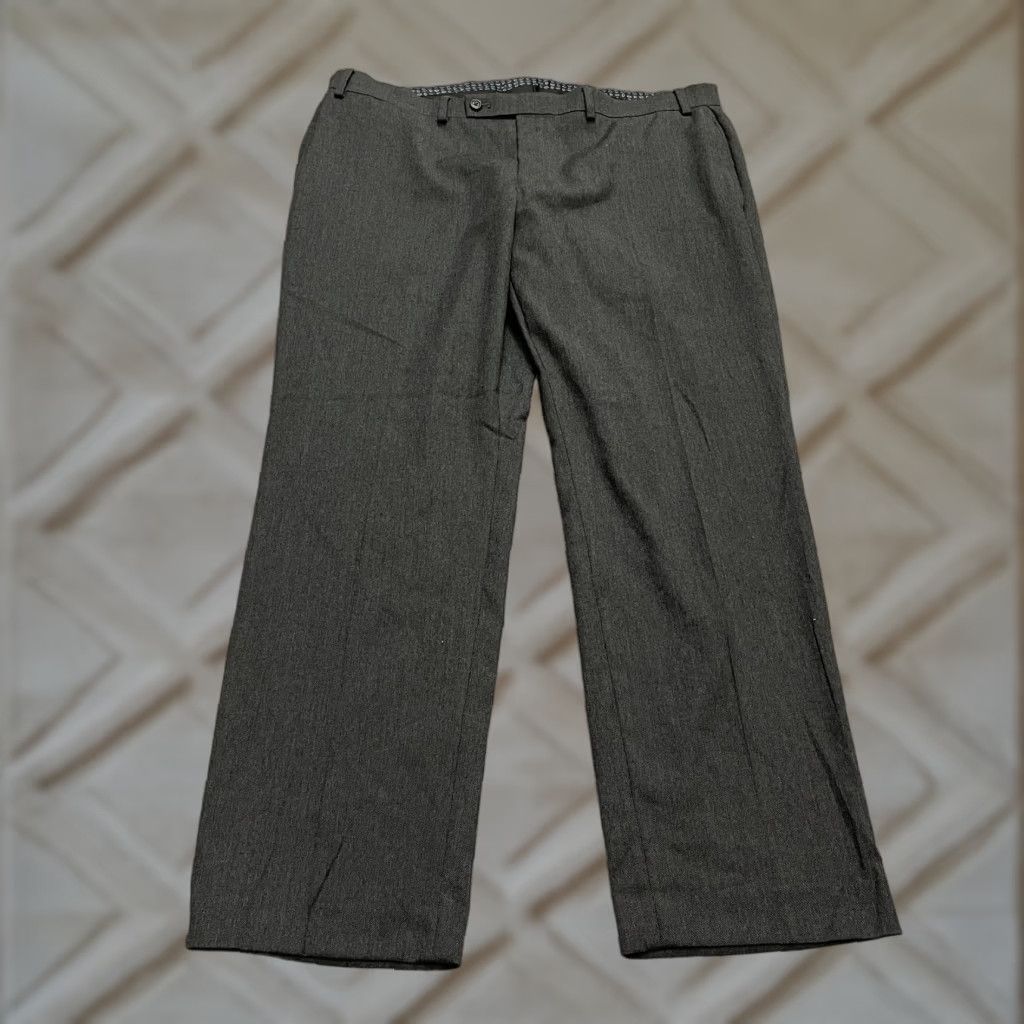 Ralph Lauren Lauren Ralph Lauren Dress Pants Men 38x30 Gray Flat Front Straight Leg Work Dress Pants Mens Regular Gray 30in Inseam City Preppy USA Classic Bedrock? Size US 38 / EU 54 - 1 Thumbnail