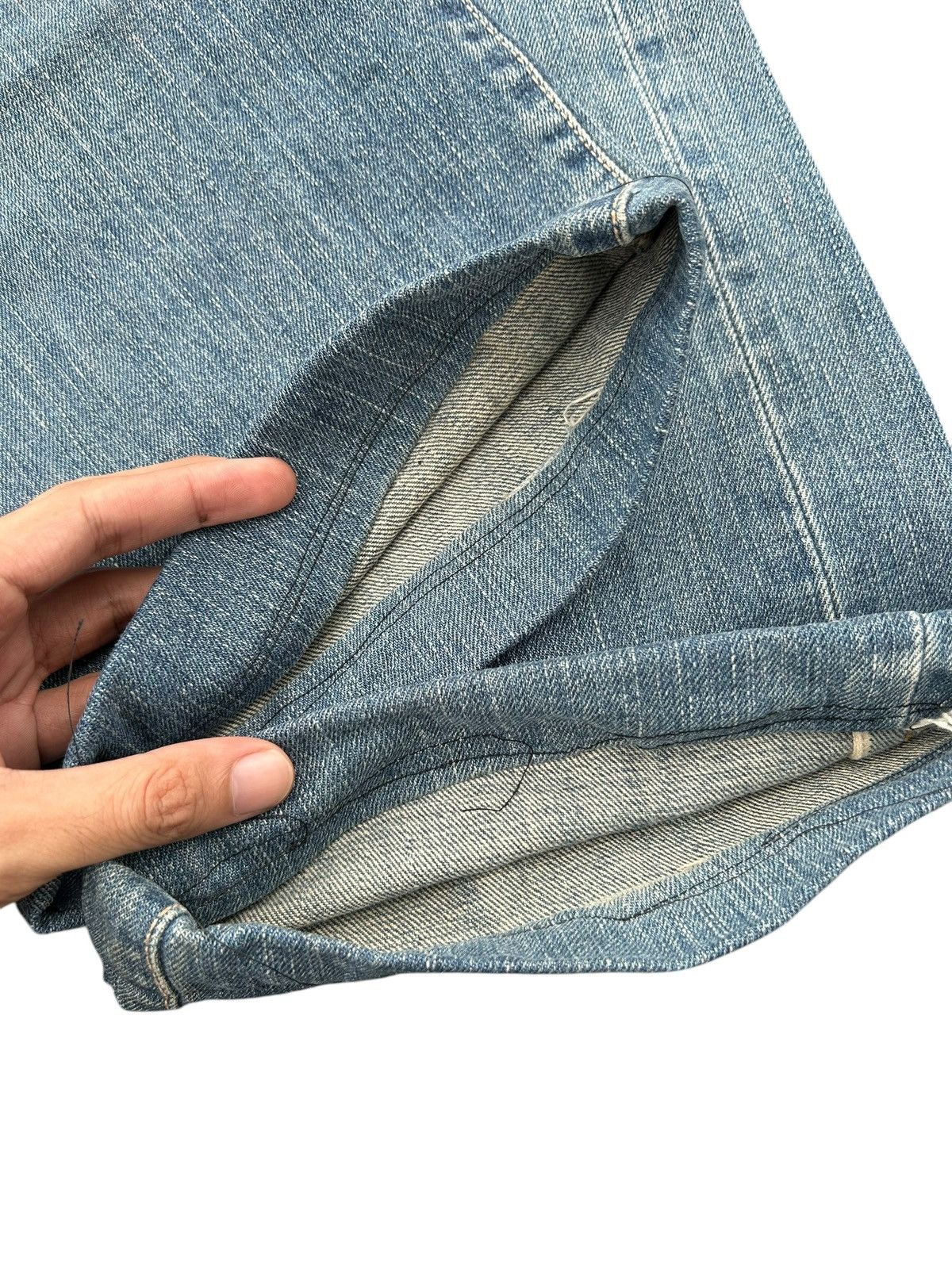 Japanese Brand × Kapital × Vintage Edwin Selvedge Baggy Mudwash Denim Jeans Vintage Size US 35 - 9 Thumbnail