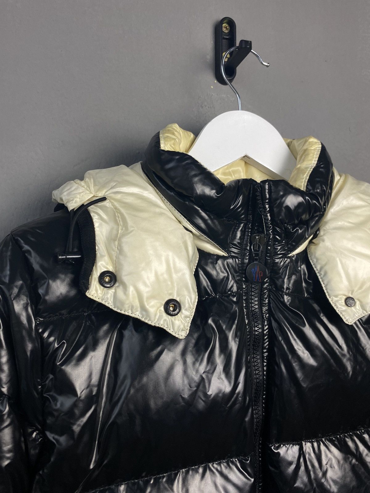 Moncler MONCLER Badia Authentic Black Big Logo Down Jacket Womens Size M / US 6-8 / IT 42-44 - 3 Thumbnail