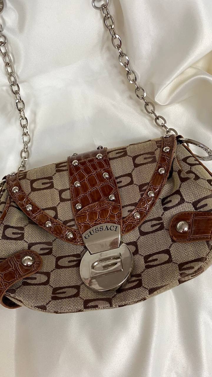 Vintage Gessaci vintage monogram shoulder bag Size ONE SIZE - 2 Thumbnail