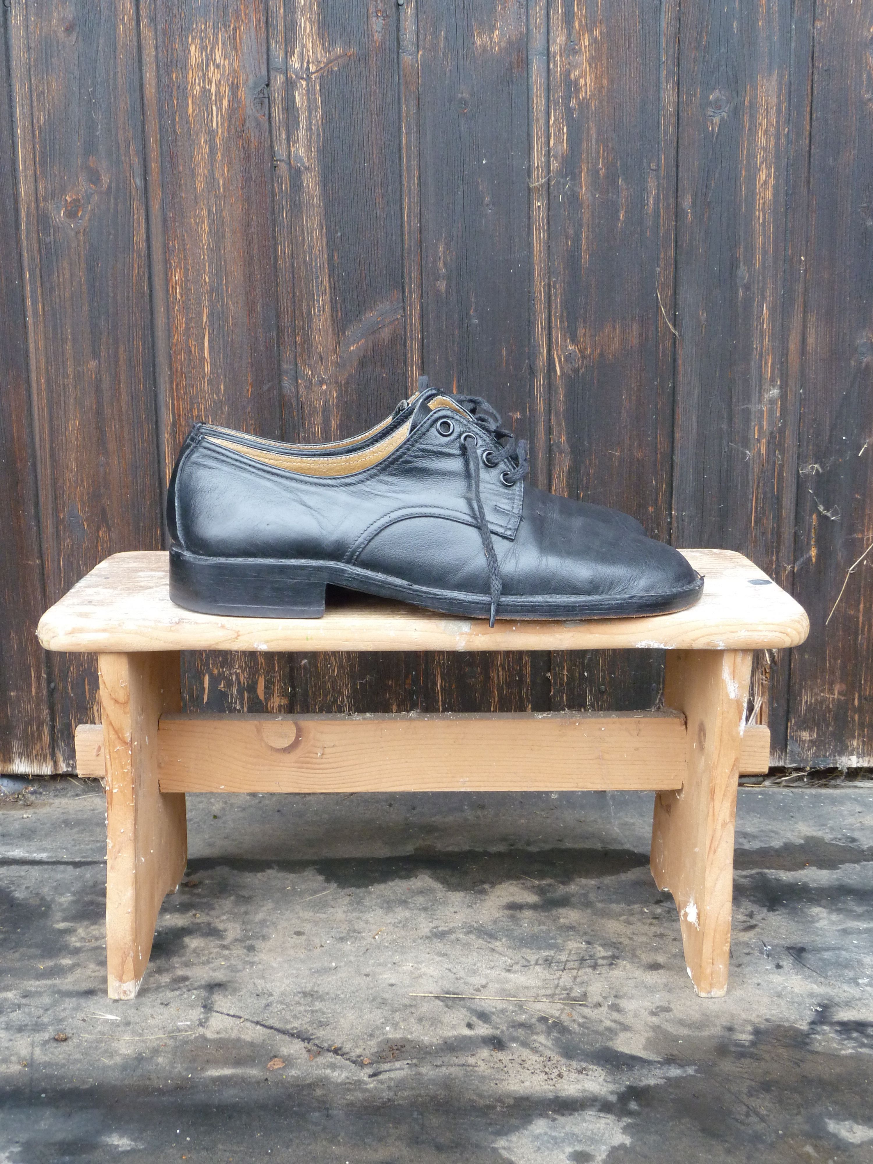 Other Black Full Leather Derbie Shoes Size US 8.5 / EU 41-42 - 2 Thumbnail