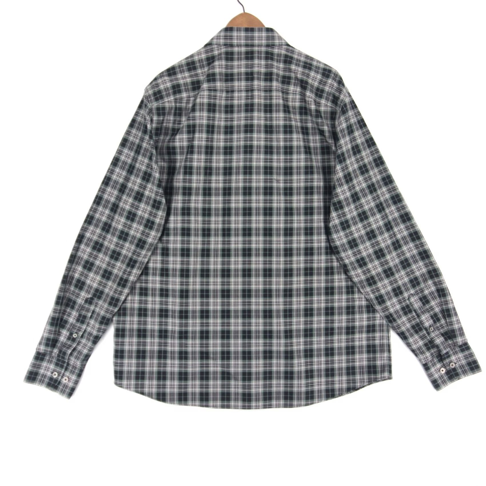 UNTUCKit UNTUCKit Devitt Shirt Mens XXL Black Plaid Wrinkle Free Long Sleeve Tall Fit Size US XXL / EU 58 / 5 - 2 Thumbnail