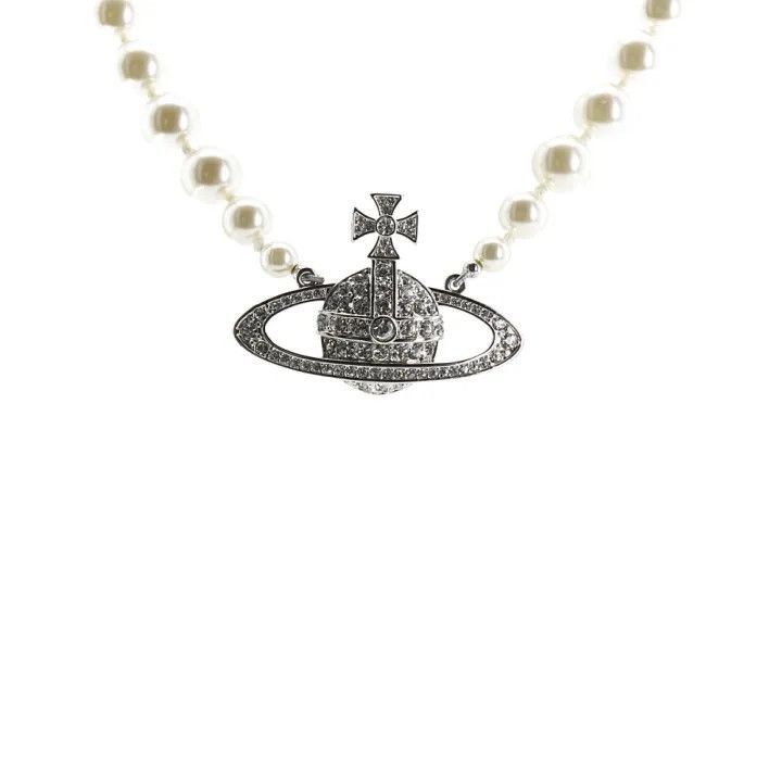 Vivienne Westwood Vivienne Westwood One Row Pearl Choker Necklace -2507 Size ONE SIZE - 3 Thumbnail