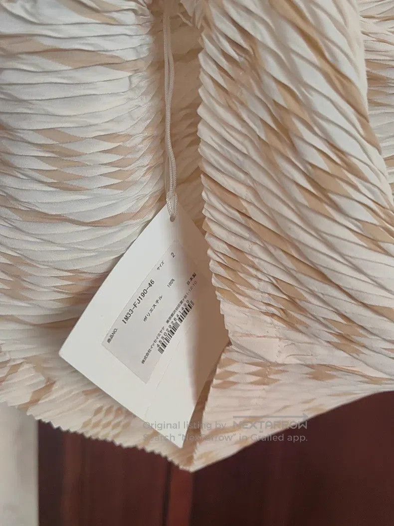 Issey Miyake Issey Miyake Corn Fish Scale Sleeveless Top Size M / US 6-8 / IT 42-44 - 4 Thumbnail