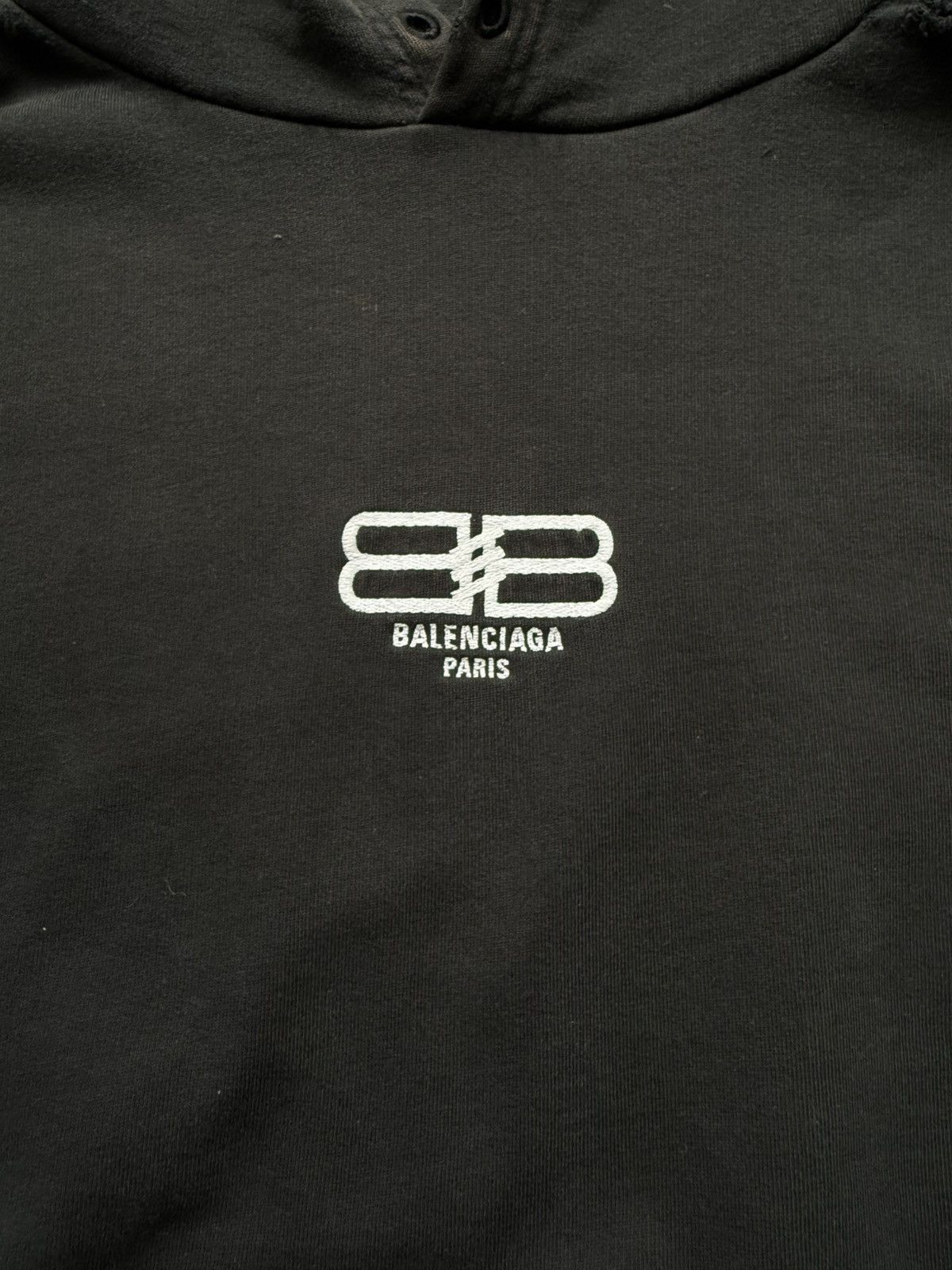 Balenciaga Balenciaga BB Pixel Embroidered Oversized Hoodie Size US L / EU 52-54 / 3 - 2 Thumbnail