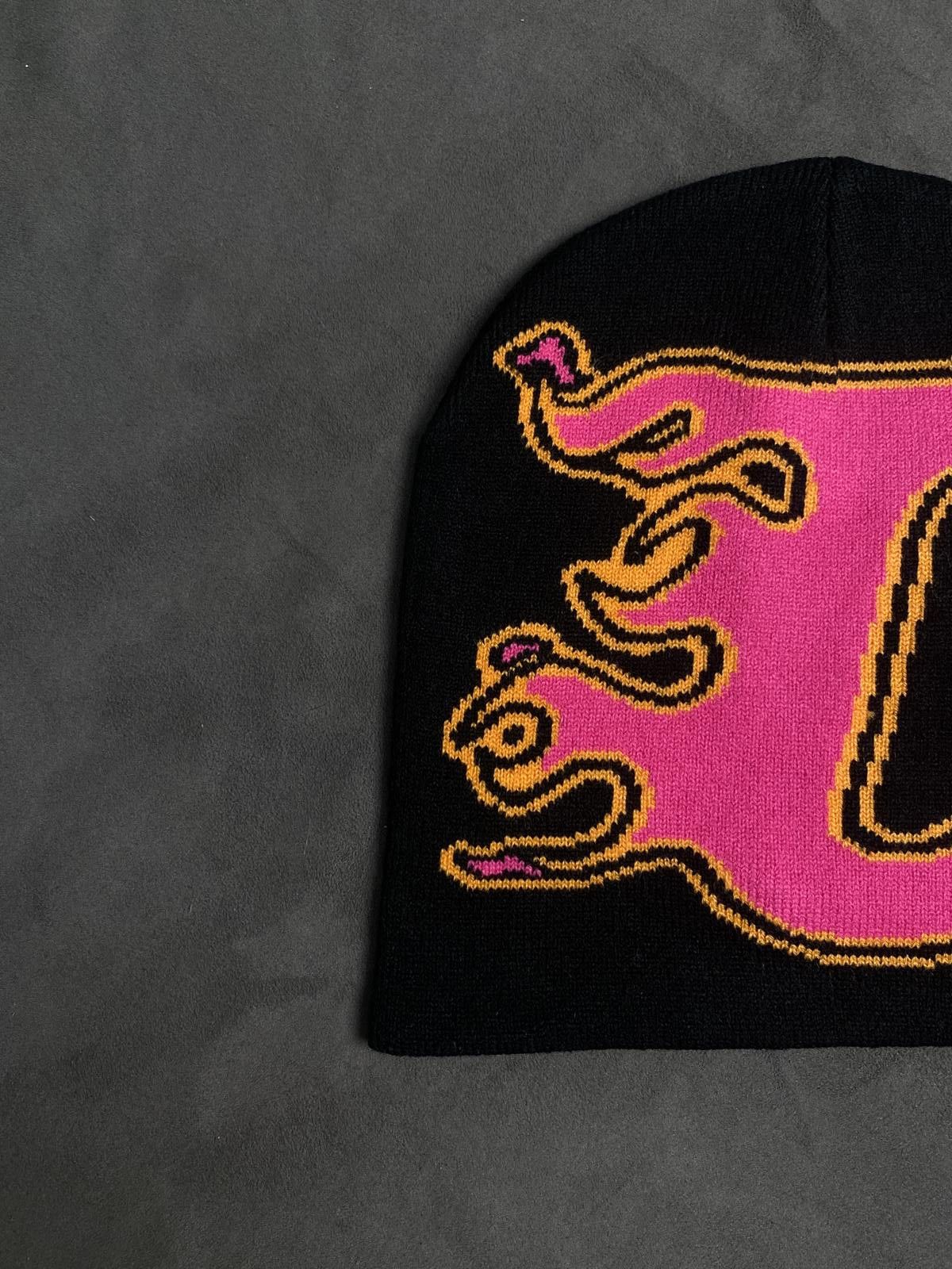 Japanese Brand Deadstock Calgary Flames No Cuff Black Beanie Hats OS Size ONE SIZE - 3 Thumbnail
