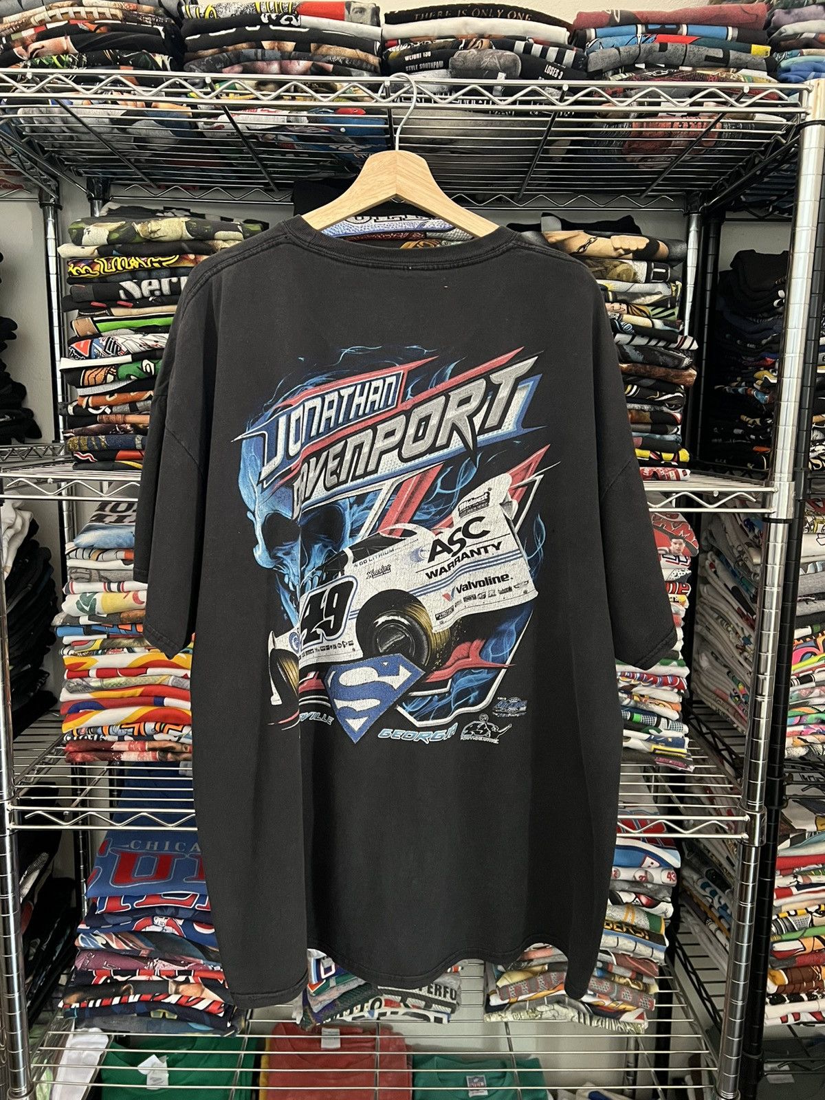 NASCAR Jonathan Davenport Superman 49 Racing Nascar Tee Size US XXL / EU 58 / 5 - 1 Thumbnail