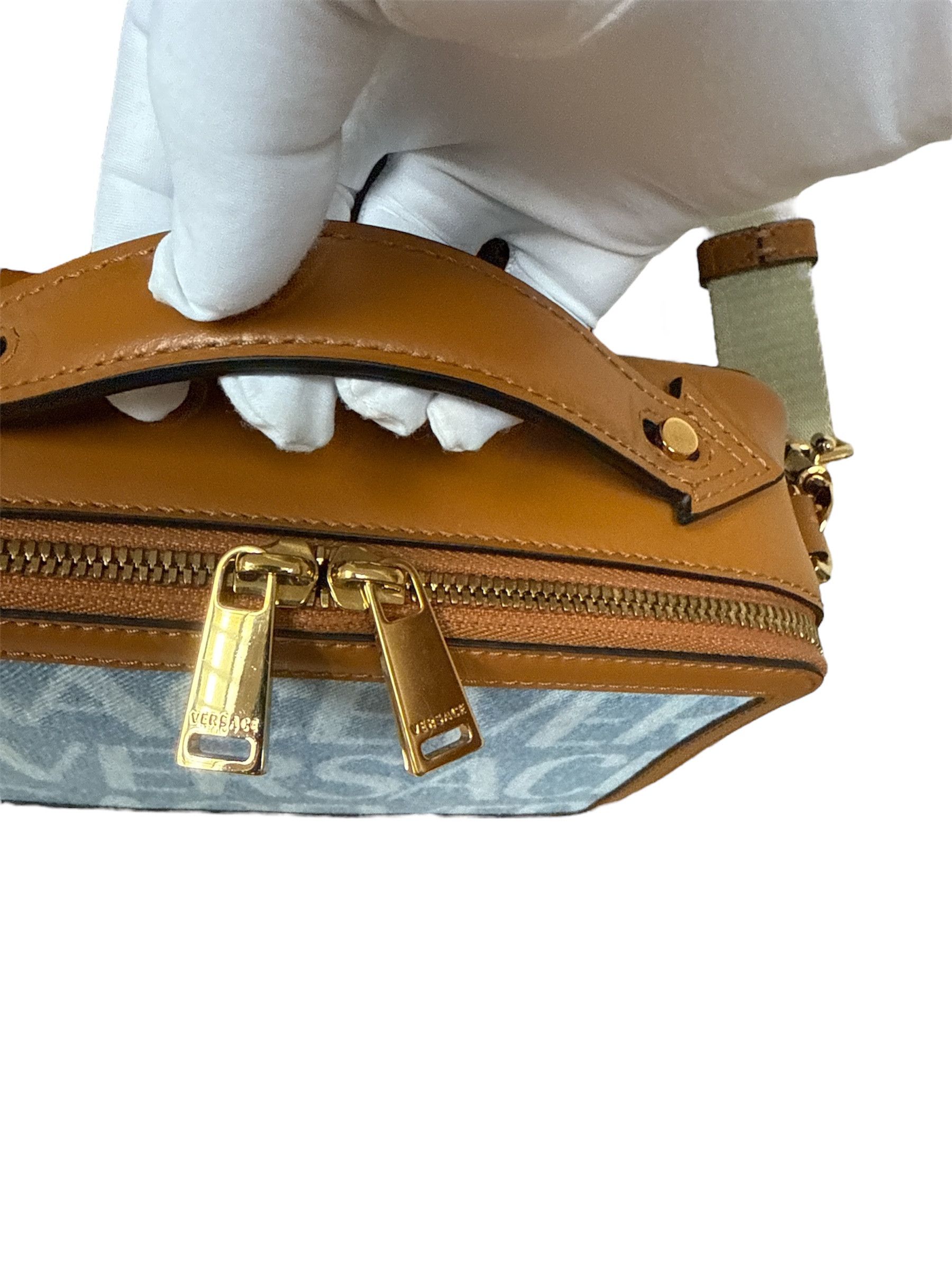 Versace Versace leather denim camera bag Size ONE SIZE - 5 Thumbnail
