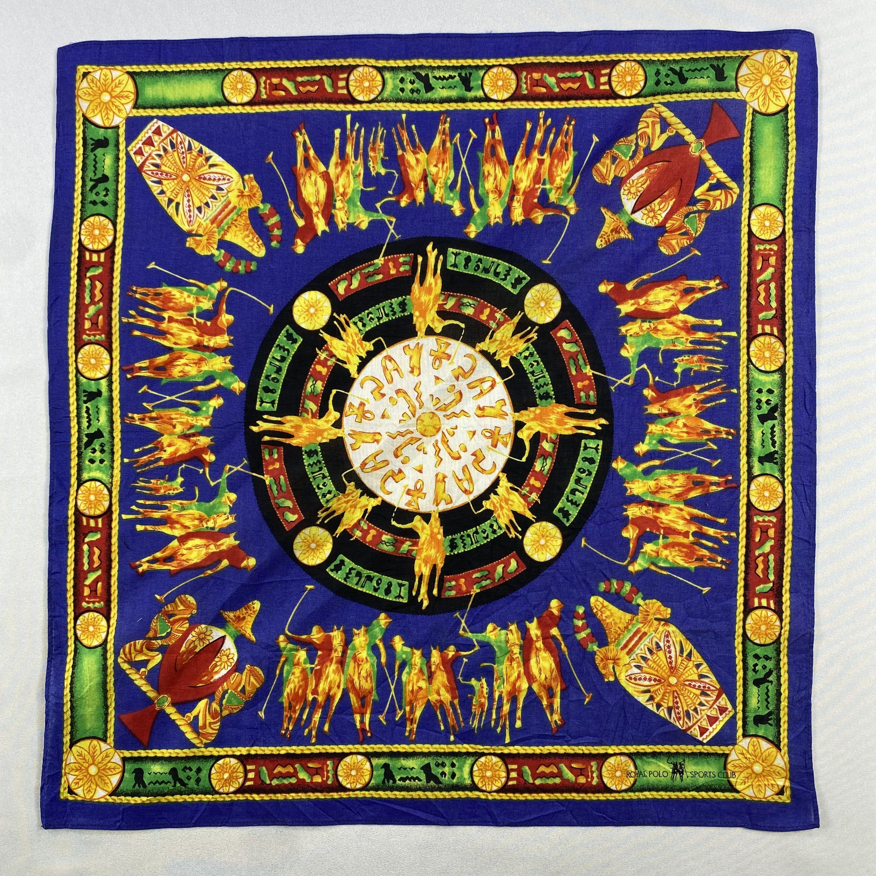 Vintage Polo Bandana/ Handkerchief / Neckerchief Size ONE SIZE - 3 Thumbnail