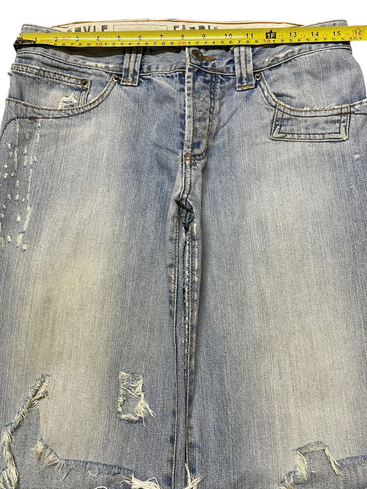 Dolce & Gabbana Vintage Dolce Gabbana Mud Faded Wash Distressed Loose Jeans Size US 31 - 13 Thumbnail