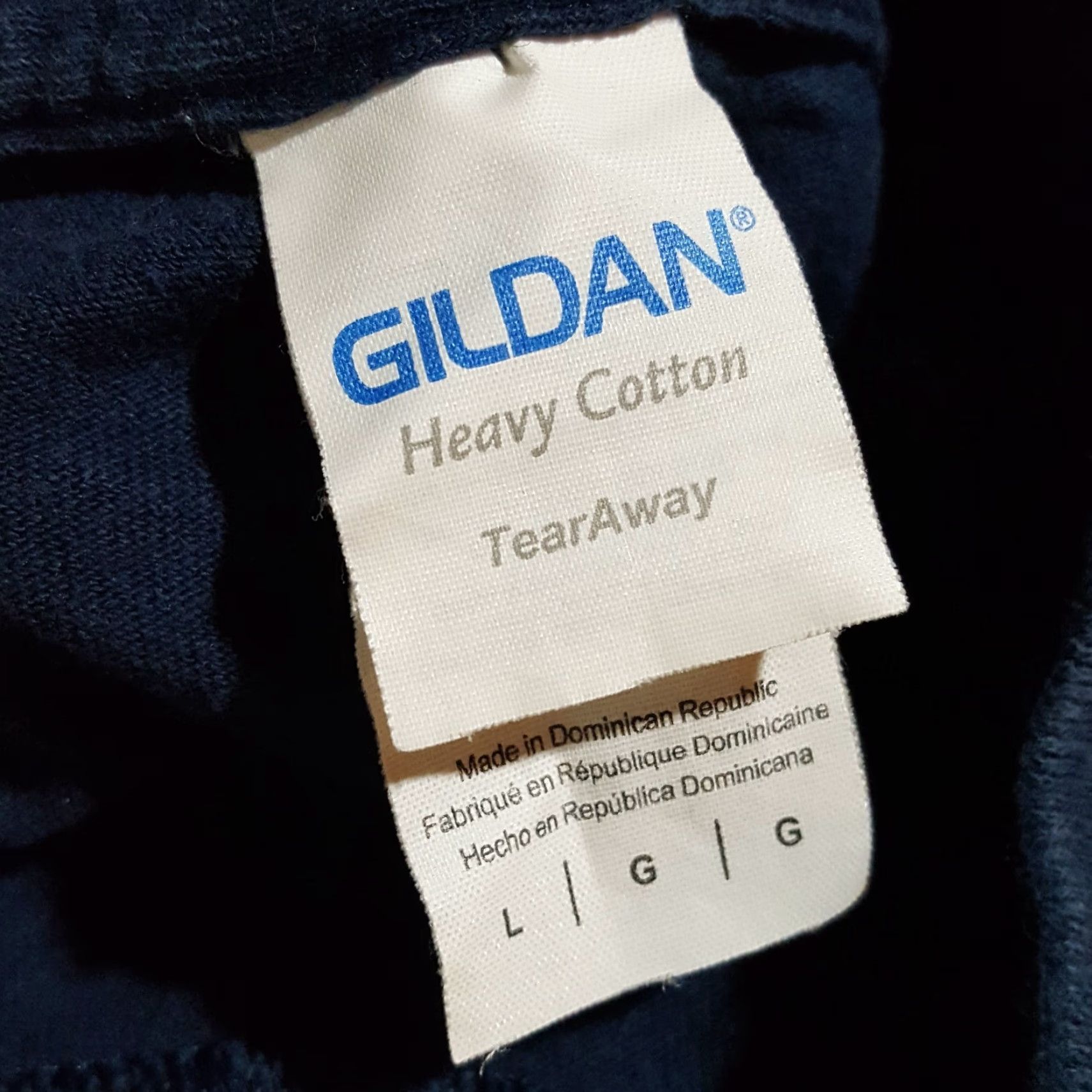 Gildan VINTAGE Gildan Emory & Henry Swarm Squad College T-Shirt Men's Large Blue Solid 00s Retro School Sports Size US L / EU 52-54 / 3 - 6 Thumbnail