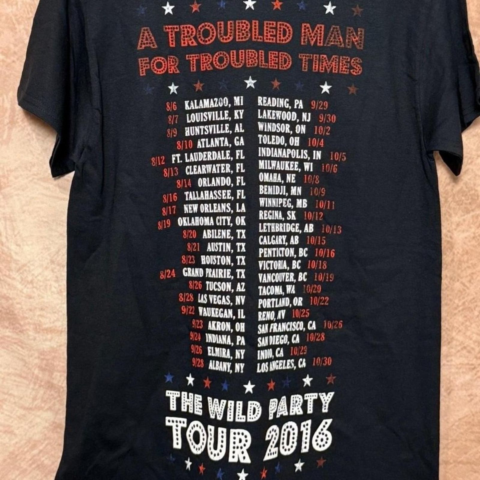 Other Alice Cooper 2016 Tour Tee I Wanna Be Elected Sz M (NWOT) Size US M / EU 48-50 / 2 - 5 Thumbnail