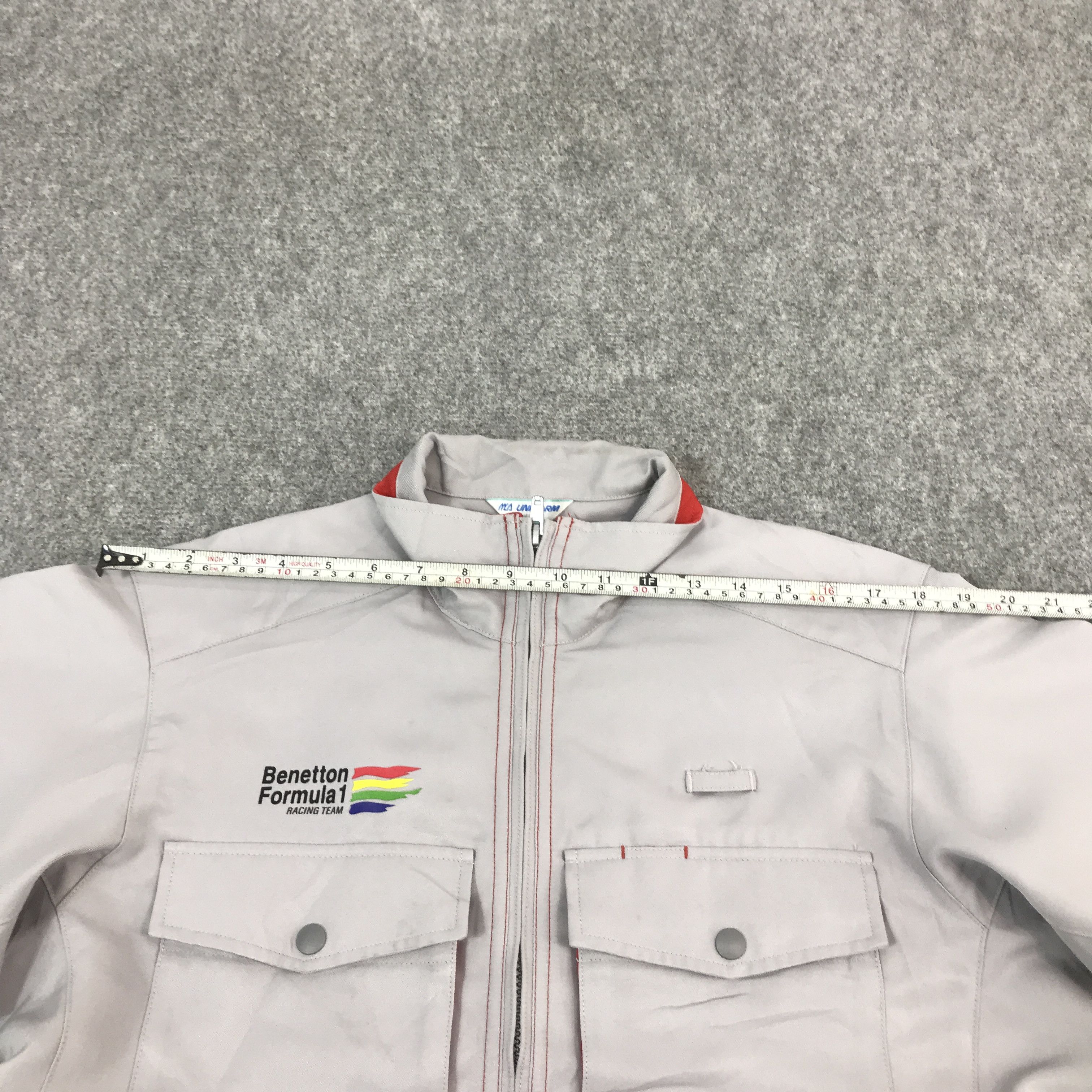 United Colors Of Benetton Vtg benetton formula 1 racing team Motorsport custom jacket Size US L / EU 52-54 / 3 - 9 Thumbnail