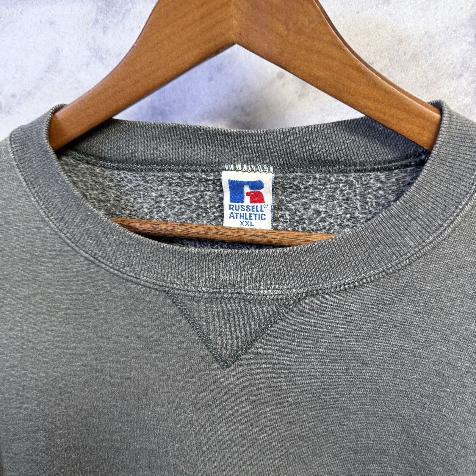 Russell Athletic Vintage Russell Athletic Sweatshirt Mens XXL 24.5x27 Gray US Size US XXL / EU 58 / 5 - 3 Thumbnail