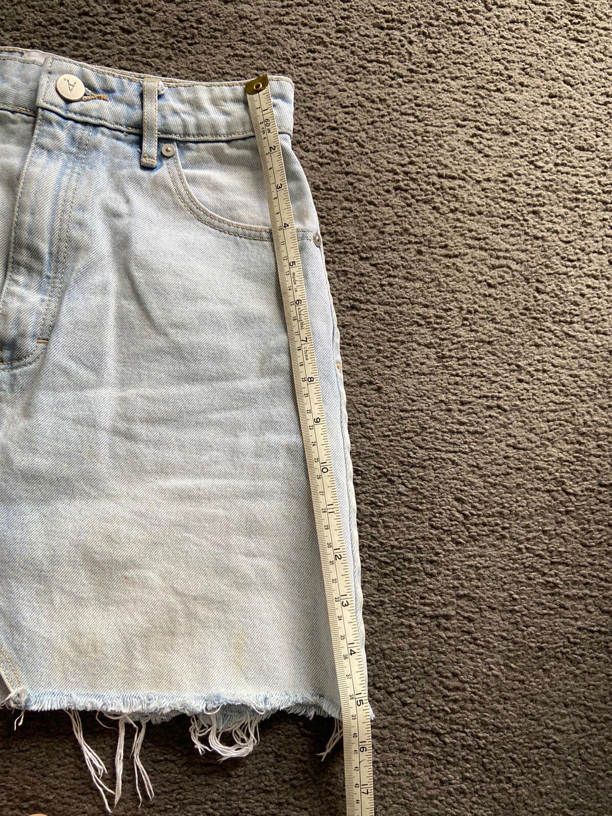 Other Abrand Jeans Denim Distressed A-Line Skirt - Sz AU/UK 6/24 Size 26" / US 2 / IT 38 - 9 Thumbnail