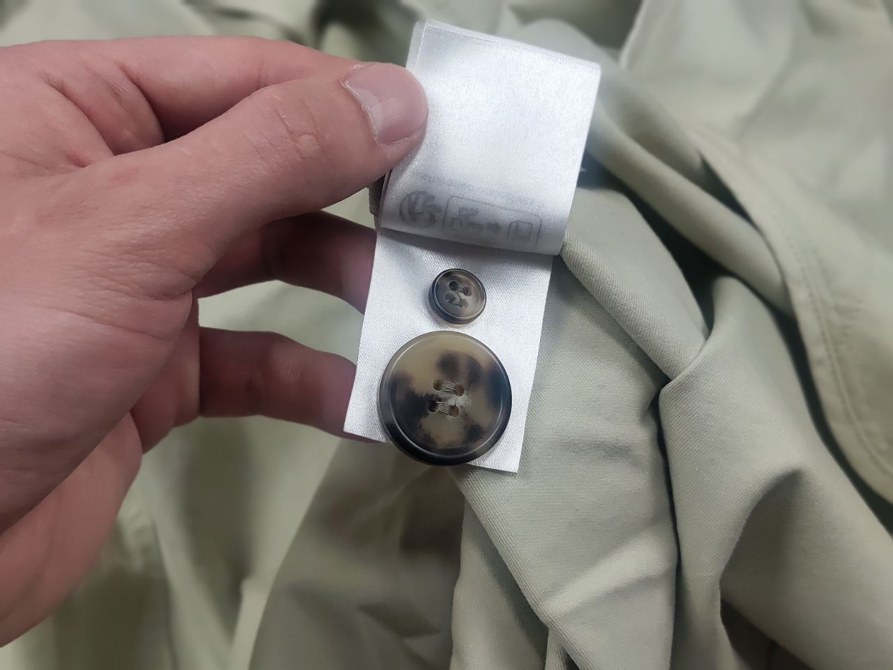 Cos Cos oversized voluminous car coat Light Green Trench Jacket Size M / US 6-8 / IT 42-44 - 17 Thumbnail
