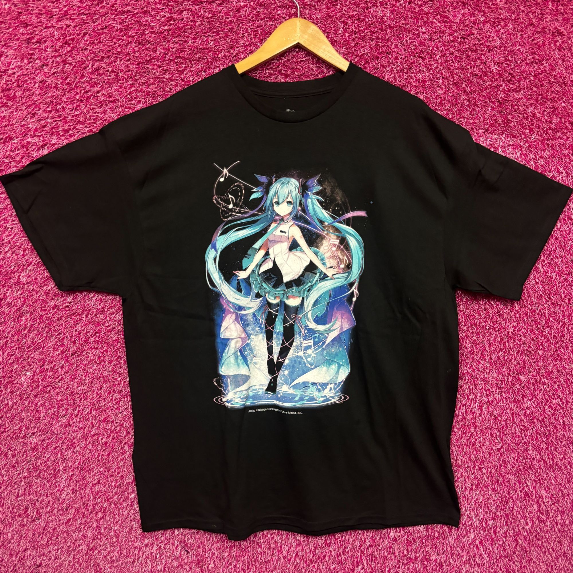 Anime Hatsune Miku Power Up Acid Wash Tshirt size 2xl Size US XXL / EU 58 / 5 - 1 Thumbnail