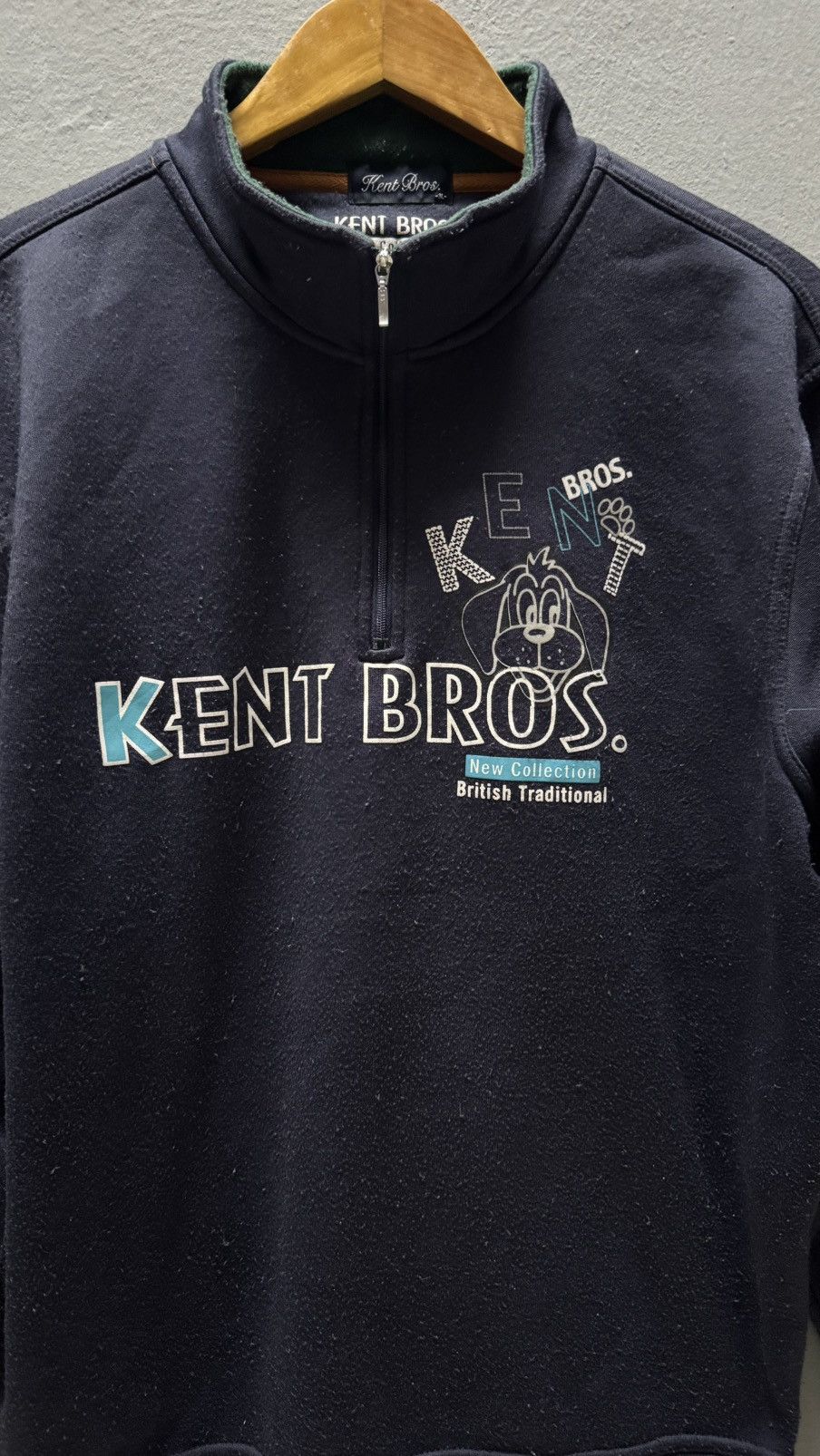 Japanese Brand × Vintage Sweatshirt Half Zipper Kent Bros Size US XL / EU 56 / 4 - 3 Thumbnail
