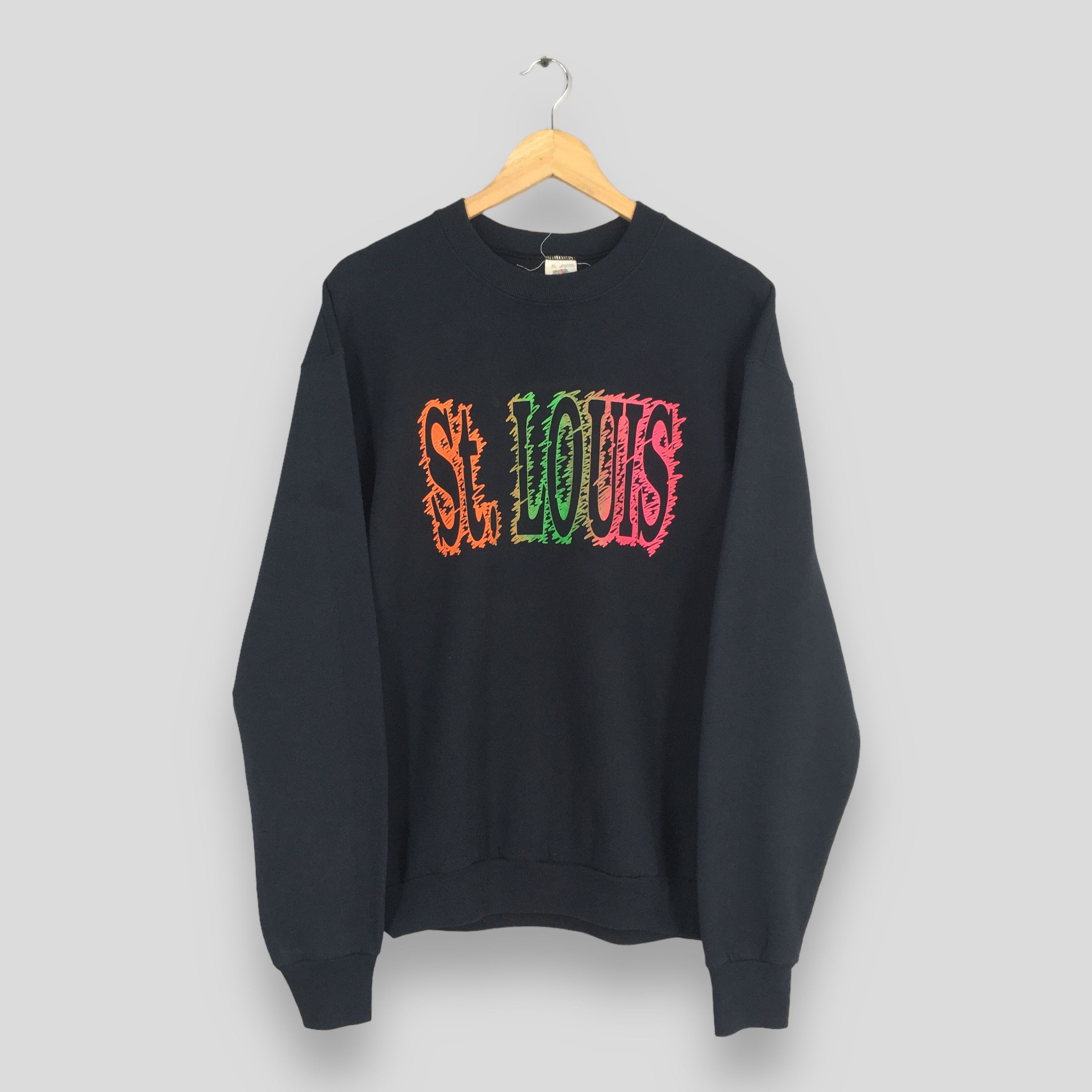 Fruit Of The Loom Vintage 90s Saint Louis University Sweatshirt XLarge Size US XL / EU 56 / 4 - 1 Thumbnail
