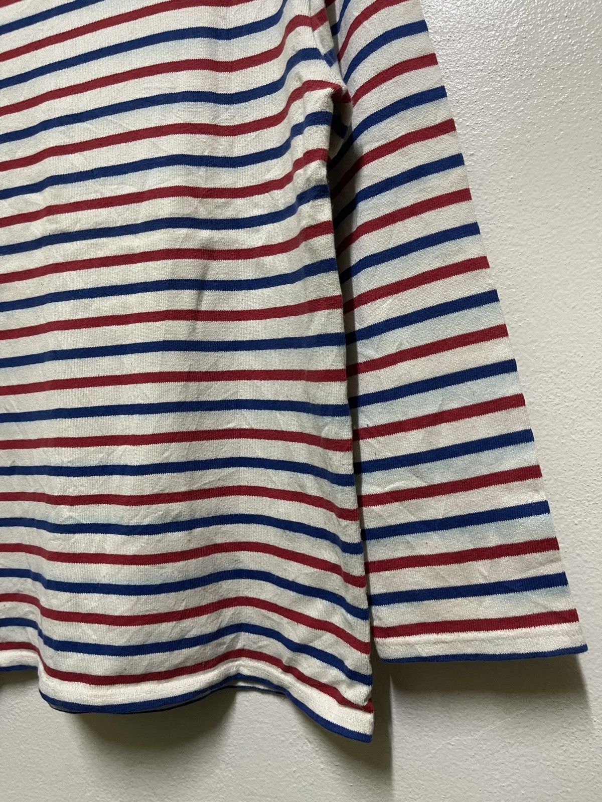 Saint James Saint James Stripe Boat Neck Long Sleeve Size US L / EU 52-54 / 3 - 11 Thumbnail
