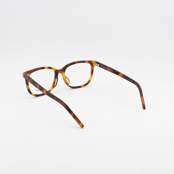 Saint Laurent Paris Saint Laurent SLM110F 005 Eyeglasses Havana 55mm Square Size ONE SIZE - 10 Thumbnail