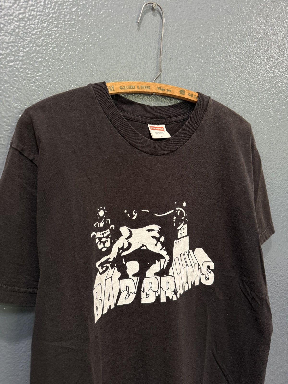 Supreme Supreme Stick Tee - FW25 - Black - Size Large - In