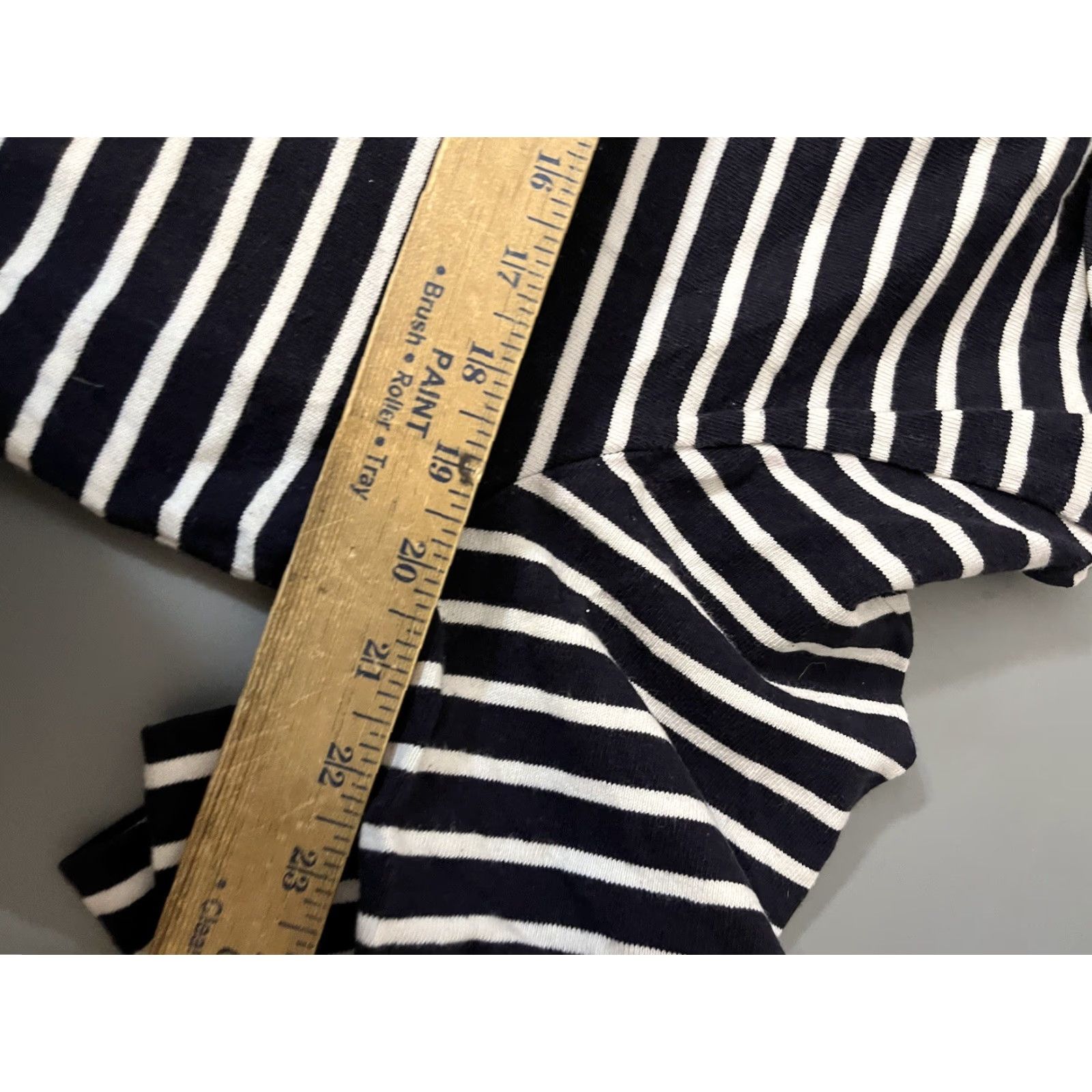 Lands' End Lands’ End Women’s XL Black White Striped Boat Neck T Shirt Top Shirt Womens XL Black Striped Boat Neck T Shirt Top Lands’ End Size XL / US 12-14 / IT 48-50 - 5 Thumbnail