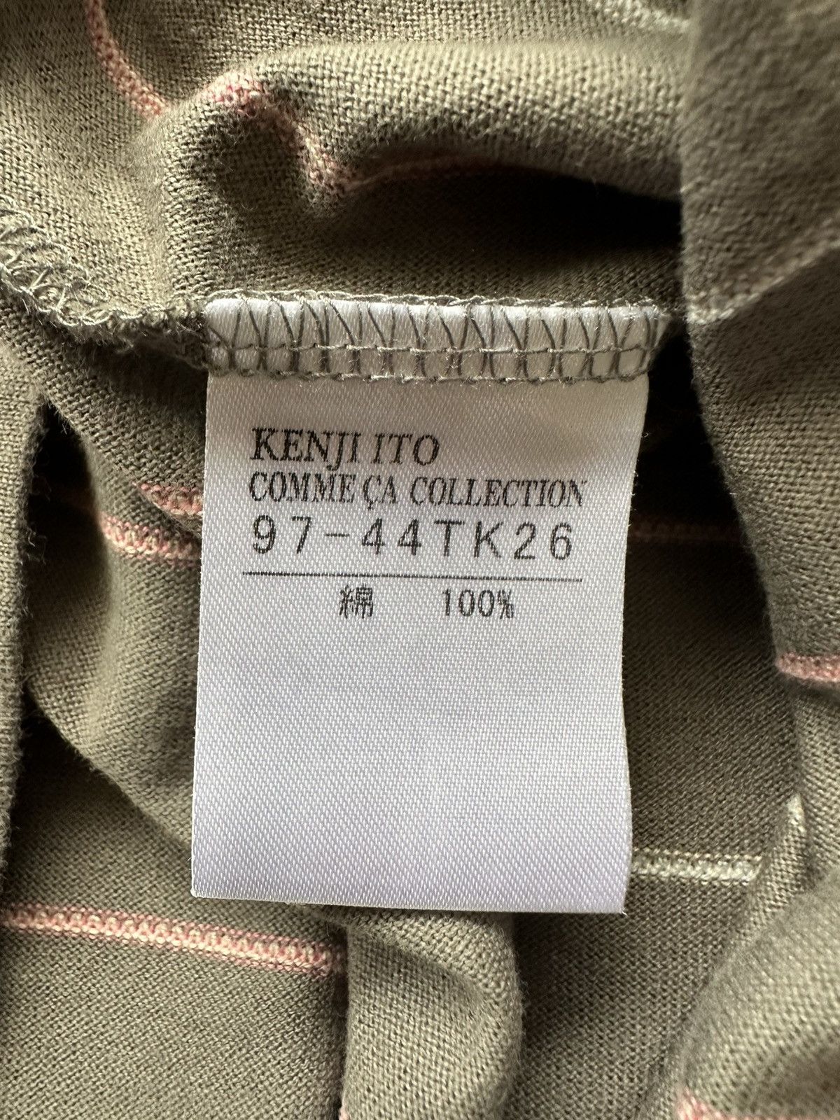 Japanese Brand 00’s Comme Ca Collection by Kenji Ito tank striped Size US M / EU 48-50 / 2 - 13 Thumbnail