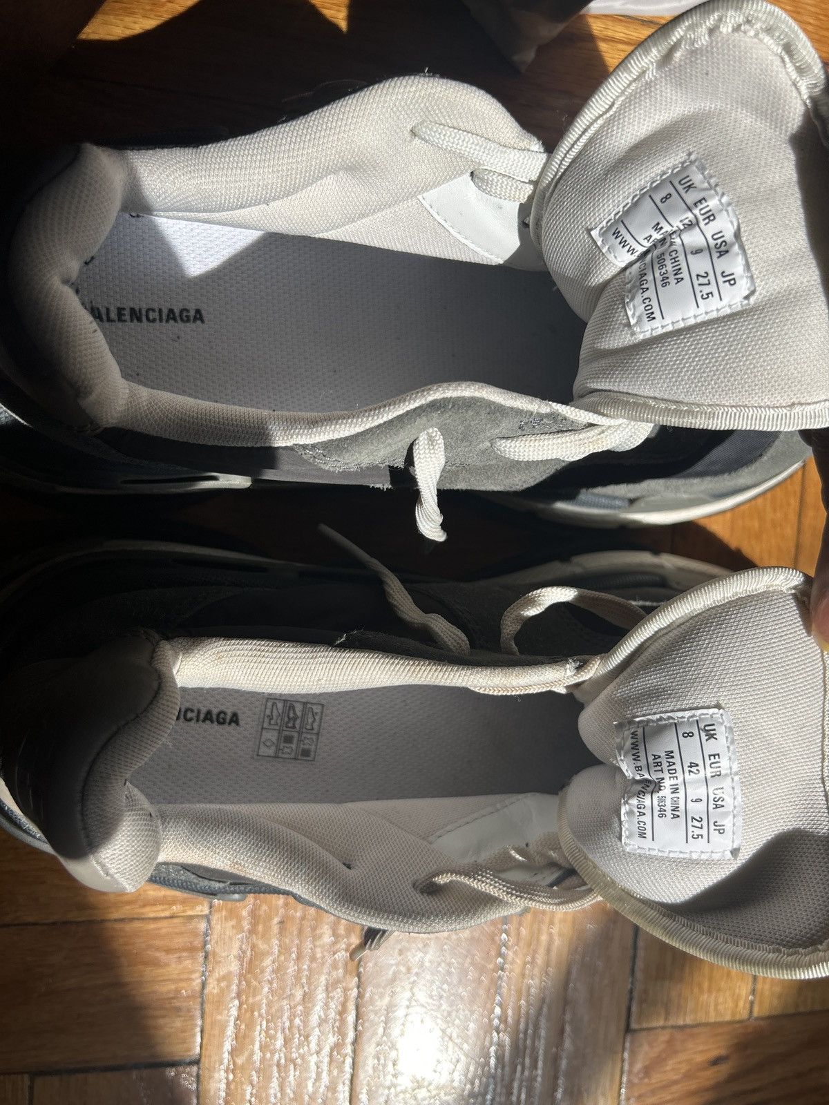 Balenciaga Balenciaga Triple S Sneaker 'Grey Suede' 2018 Size US 9 / EU 42 - 3 Thumbnail