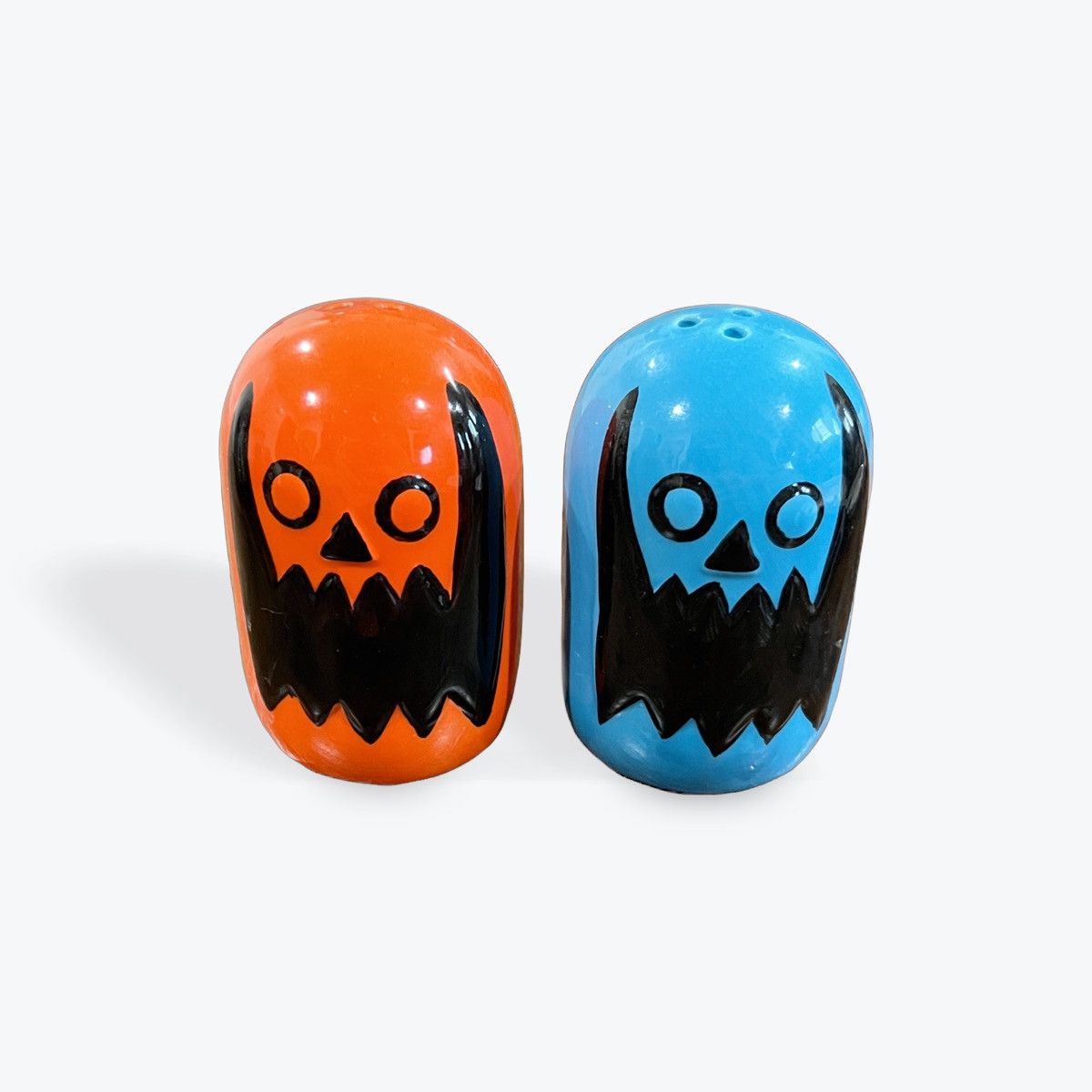 image of Asspizza Salt & Pepper Shakers in Blue/Orange, Men's