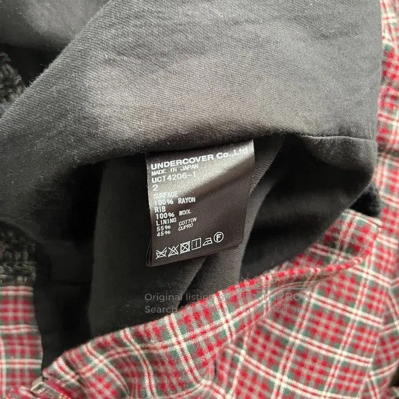 Undercover Undercover 17AW Checked Fleece Jacket Size US M / EU 48-50 / 2 - 8 Thumbnail
