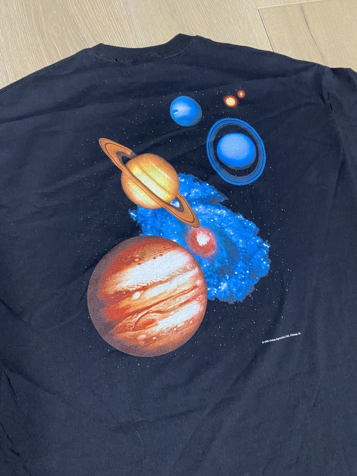 Vintage 1995 Cotton Expressions Galaxy Tee Size US XXL / EU 58 / 5 - 6 Thumbnail