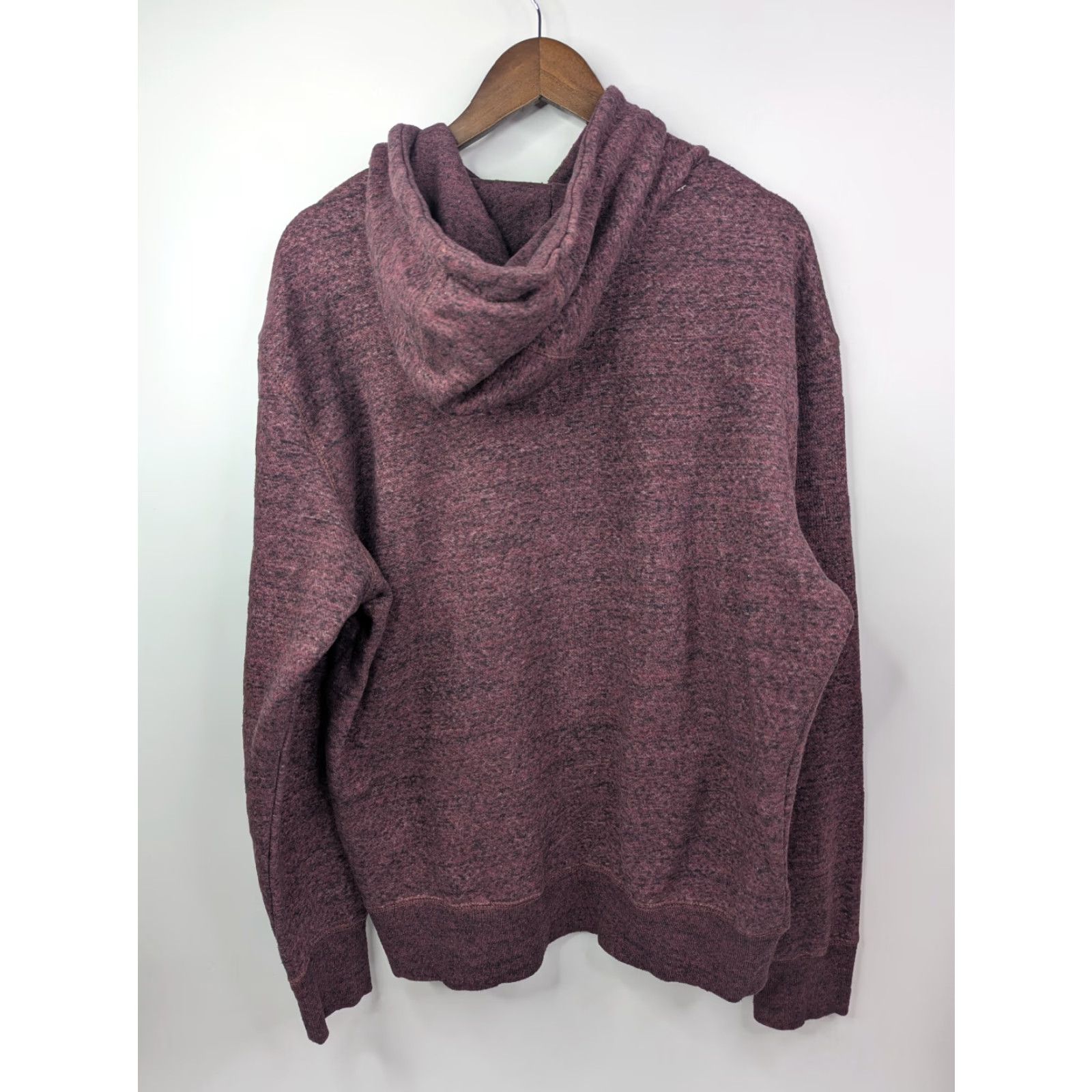 Champion Champion Hoodie Mens L Maroon Fleece Pullover Logo Embroidered 90s College University Sports Sweatshirt Size US L / EU 52-54 / 3 - 4 Thumbnail