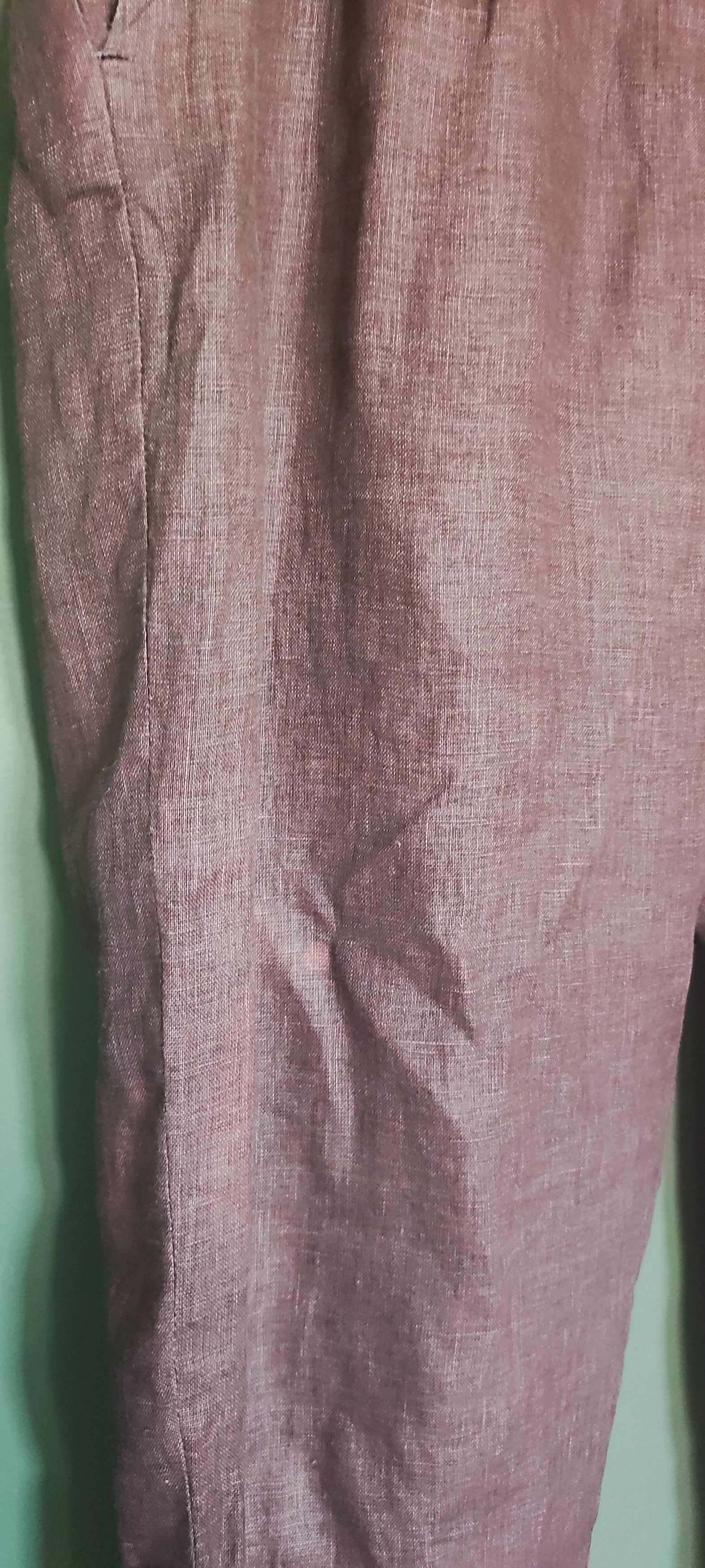 Geoffrey B. Small SS19 Cropped Linen Trousers Size US 32 / EU 48 - 8 Thumbnail