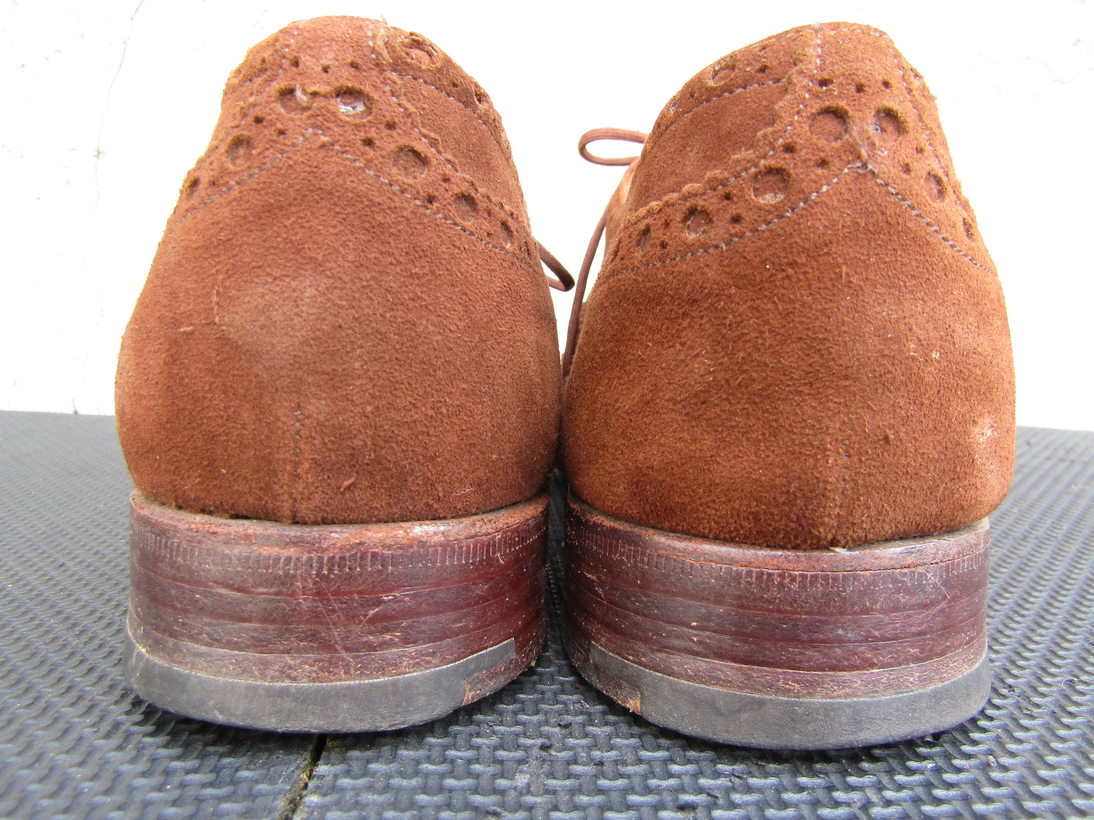 Church's Church's Cape Buck Suede Oxford Brogue Shoes Size US 10.5 / EU 43-44 - 9 Thumbnail