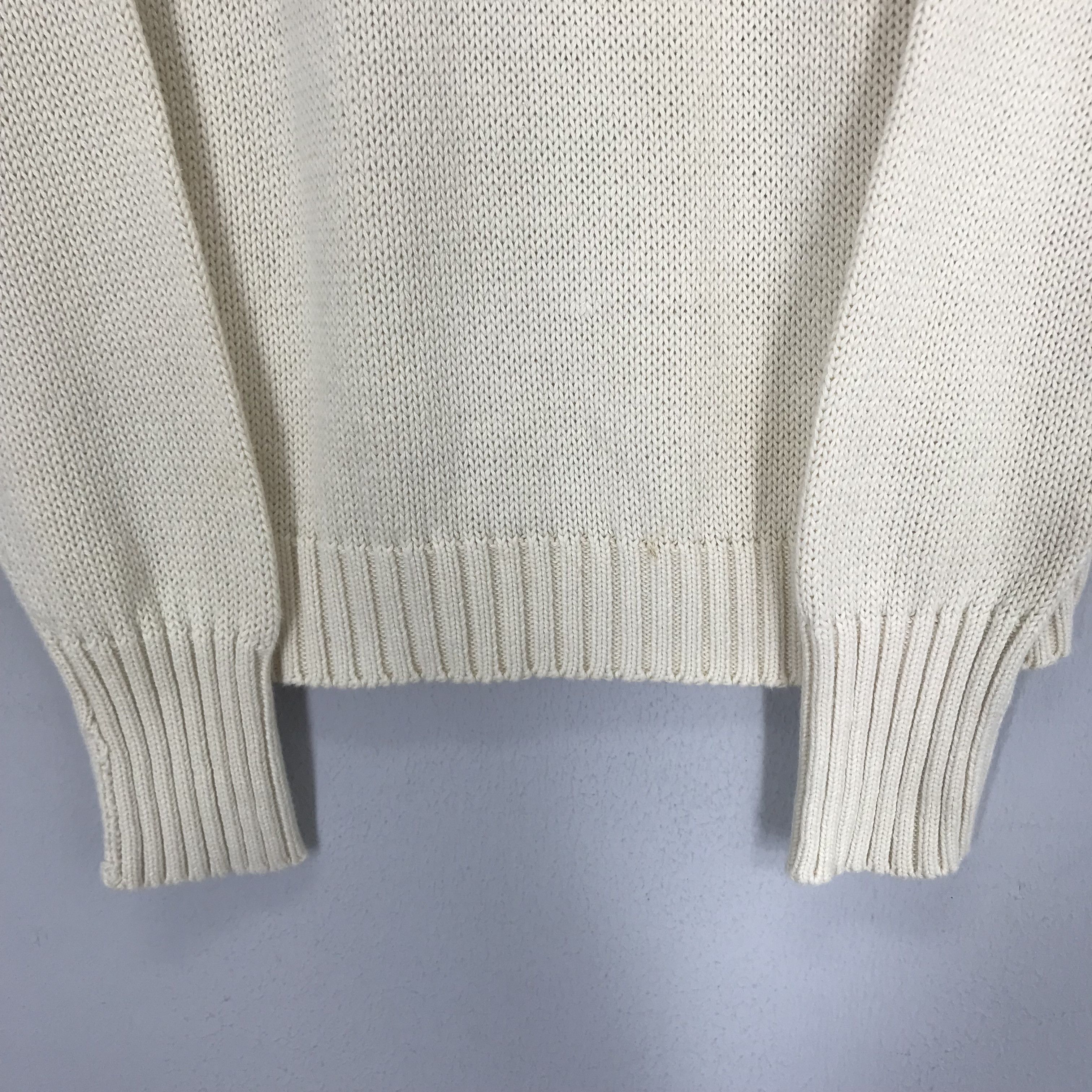 Polo Ralph Lauren Vintage Polo Ralph Lauren Cable Knit Polo Bear Ski RL Size US M / EU 48-50 / 2 - 8 Thumbnail