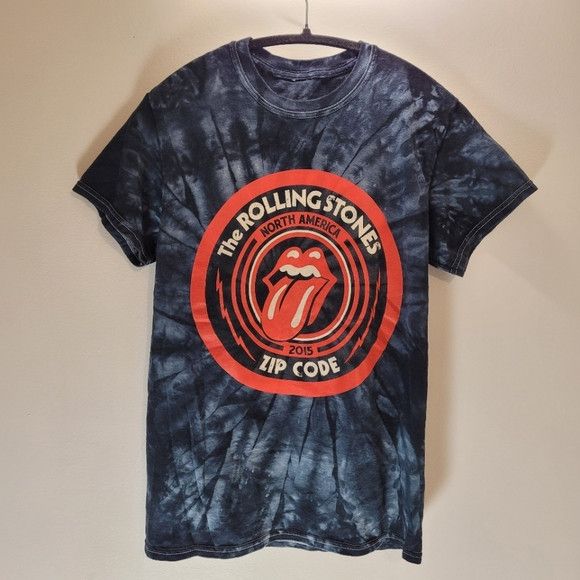 The Rolling Stones Rolling Stones 2015 Zip Code Tour Black Gray Tie Dye - S Size US S / EU 44-46 / 1 - 1 Thumbnail