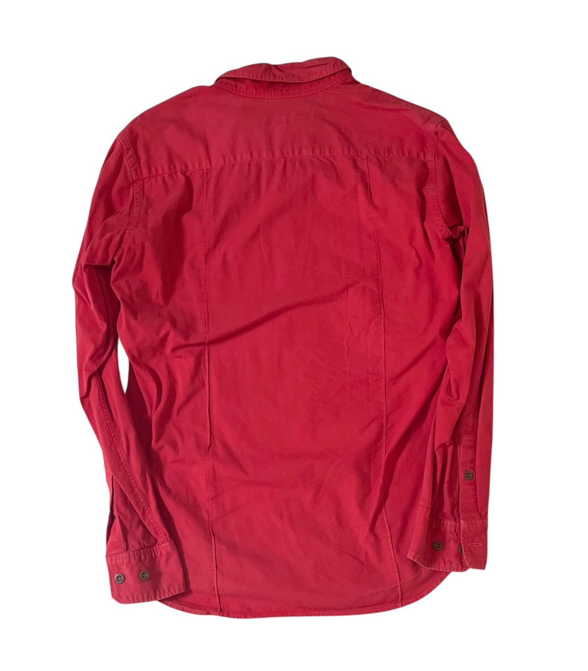 Yohji Yamamoto TAX FREE 🇺🇸 yohji yamamoto y’s for men red button up shirt Size US M / EU 48-50 / 2 - 10 Thumbnail