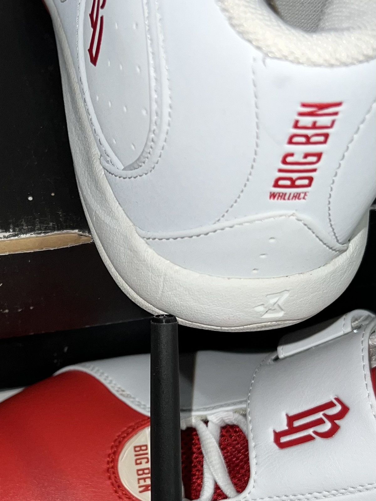 Other Vintage Big Ben Wallace Starbury Shoes Detroit Pistons Size US 8.5 / EU 41-42 - 12 Thumbnail