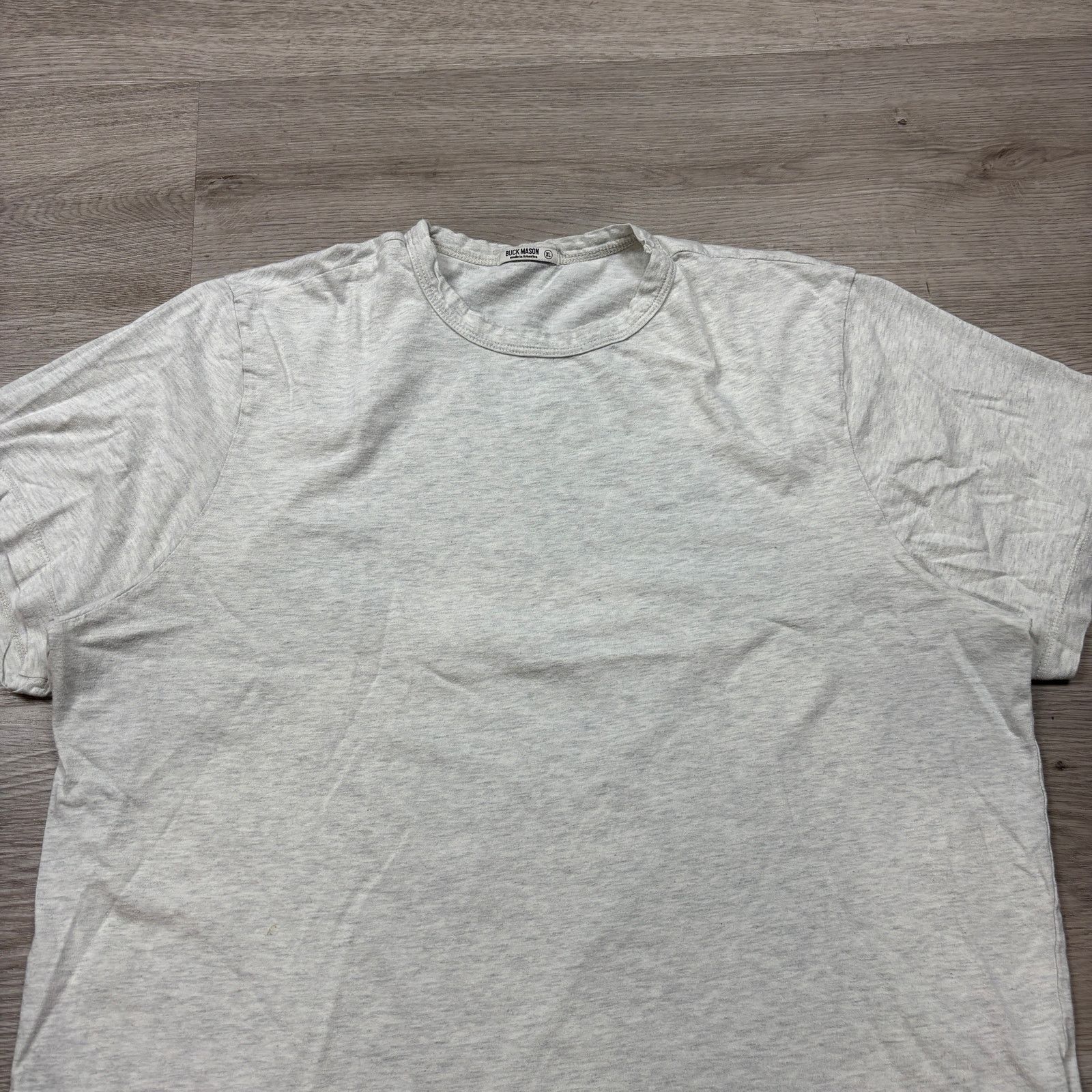 Buck Mason Buck Mason Curved Hem Slub Cotton Short Sleeve Shirt Mens XL Size US XL / EU 56 / 4 - 2 Thumbnail