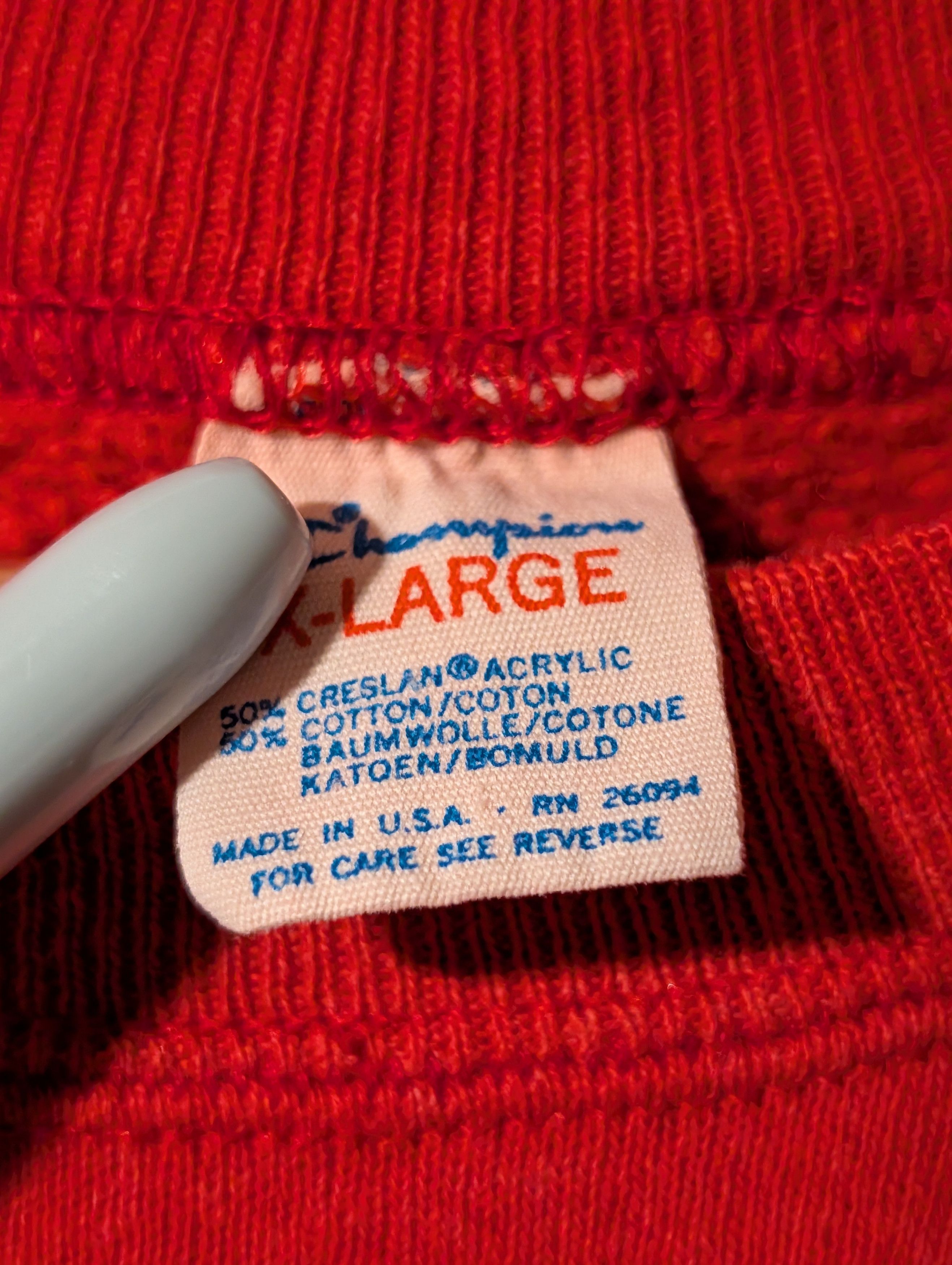 Champion Vintage 80s Champion Duquesne University Boxy Sweatshirt Size US XL / EU 56 / 4 - 3 Thumbnail
