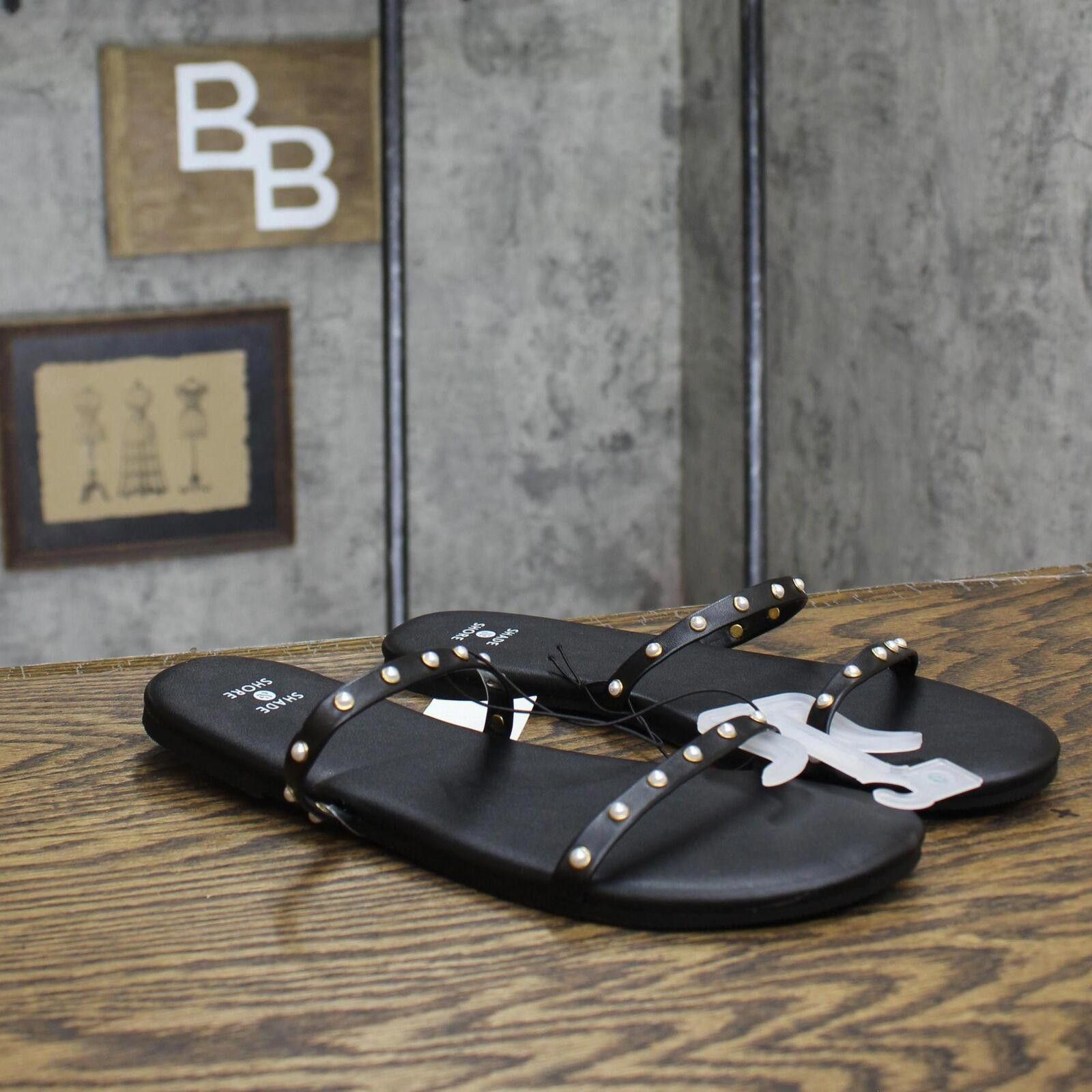 Designer NWT Shade & Shore Indi Slide Sandals 89255336 Black 9M 9 M Size US 9 / IT 39 - 1 Thumbnail