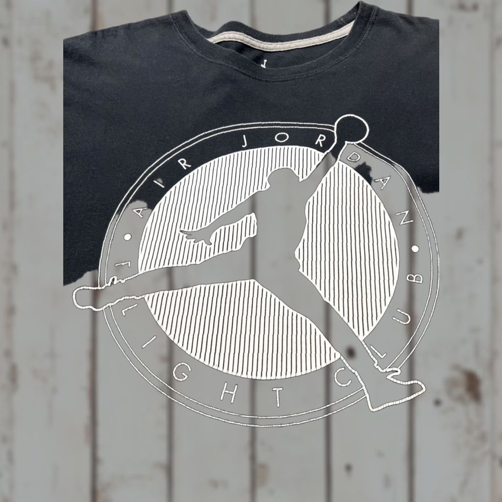 Jordan Brand Jordan Air Jordan Flight Club T-Shirt Men 2XL Black Short Sleeve Casual Sports Size US XXL / EU 58 / 5 - 1 Thumbnail