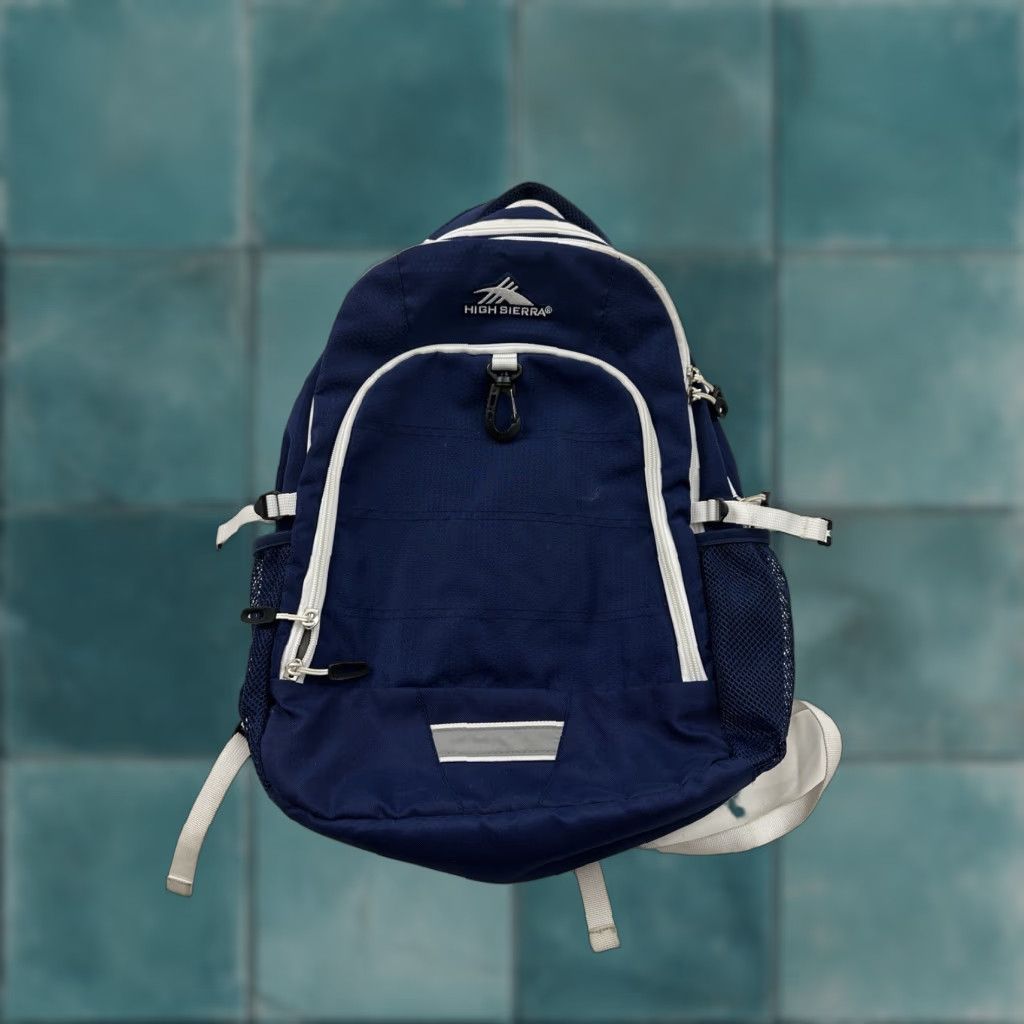 High Sierra High Sierra Backpack Blue Laptop Sleeve Bottle Double Strap Size ONE SIZE - 1 Thumbnail